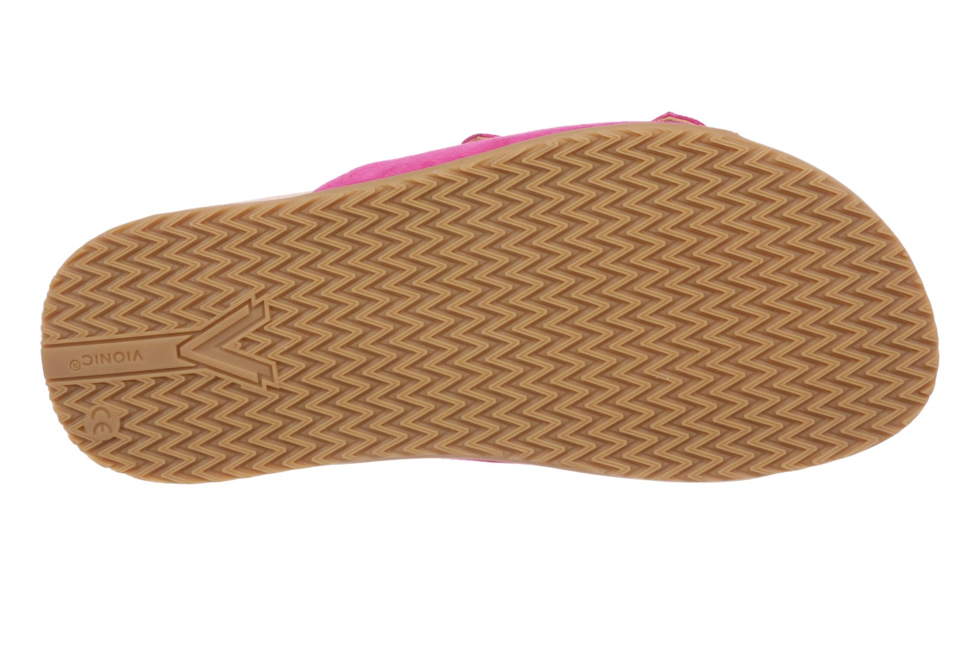Vionic Elara Women's Orthotic Comfort Slide Sandals - Rose Violet - Bottom
