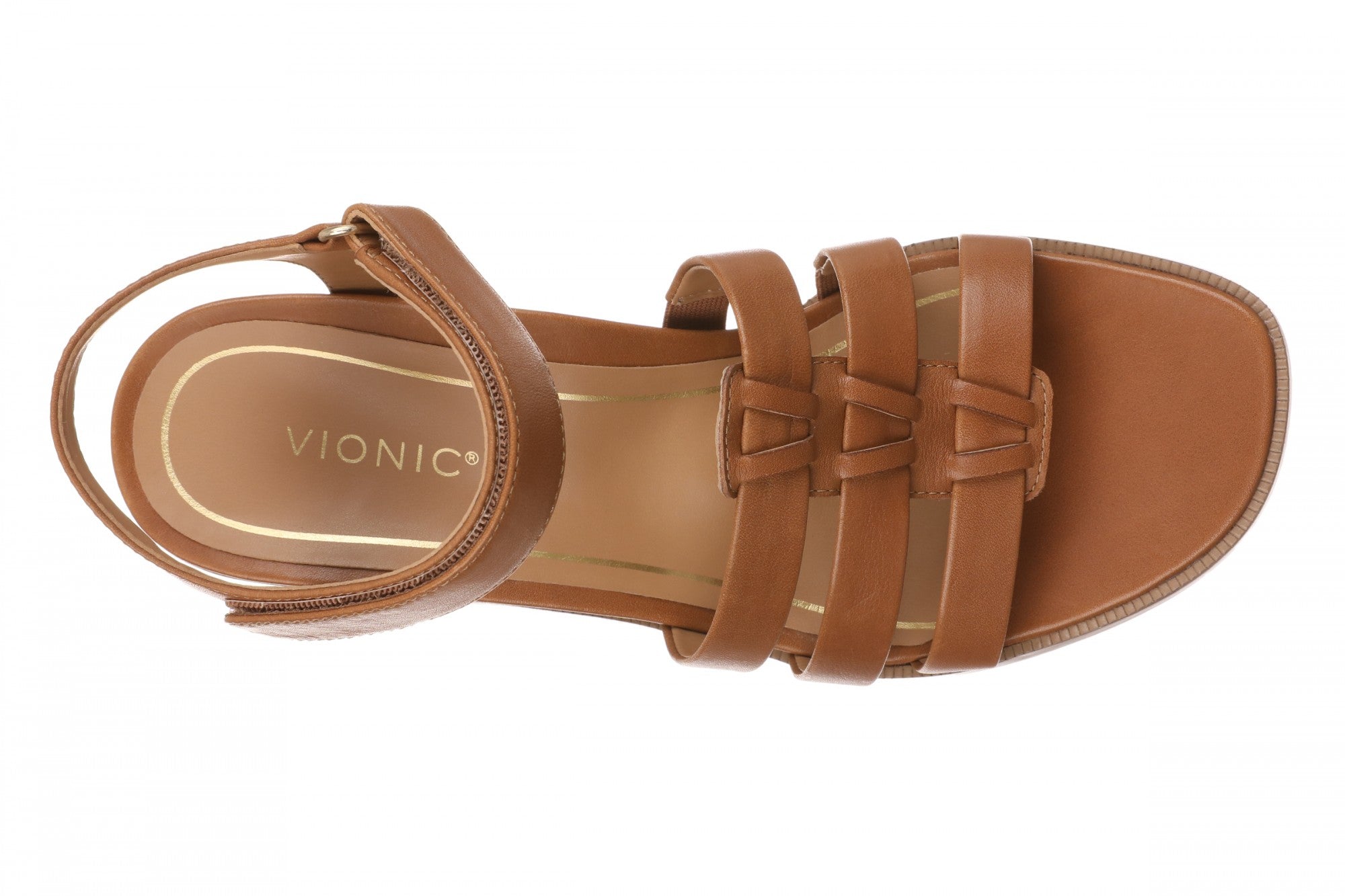 Vionic Maisy Women's Slingback Comfort Heeled Sandal - Tan - Top