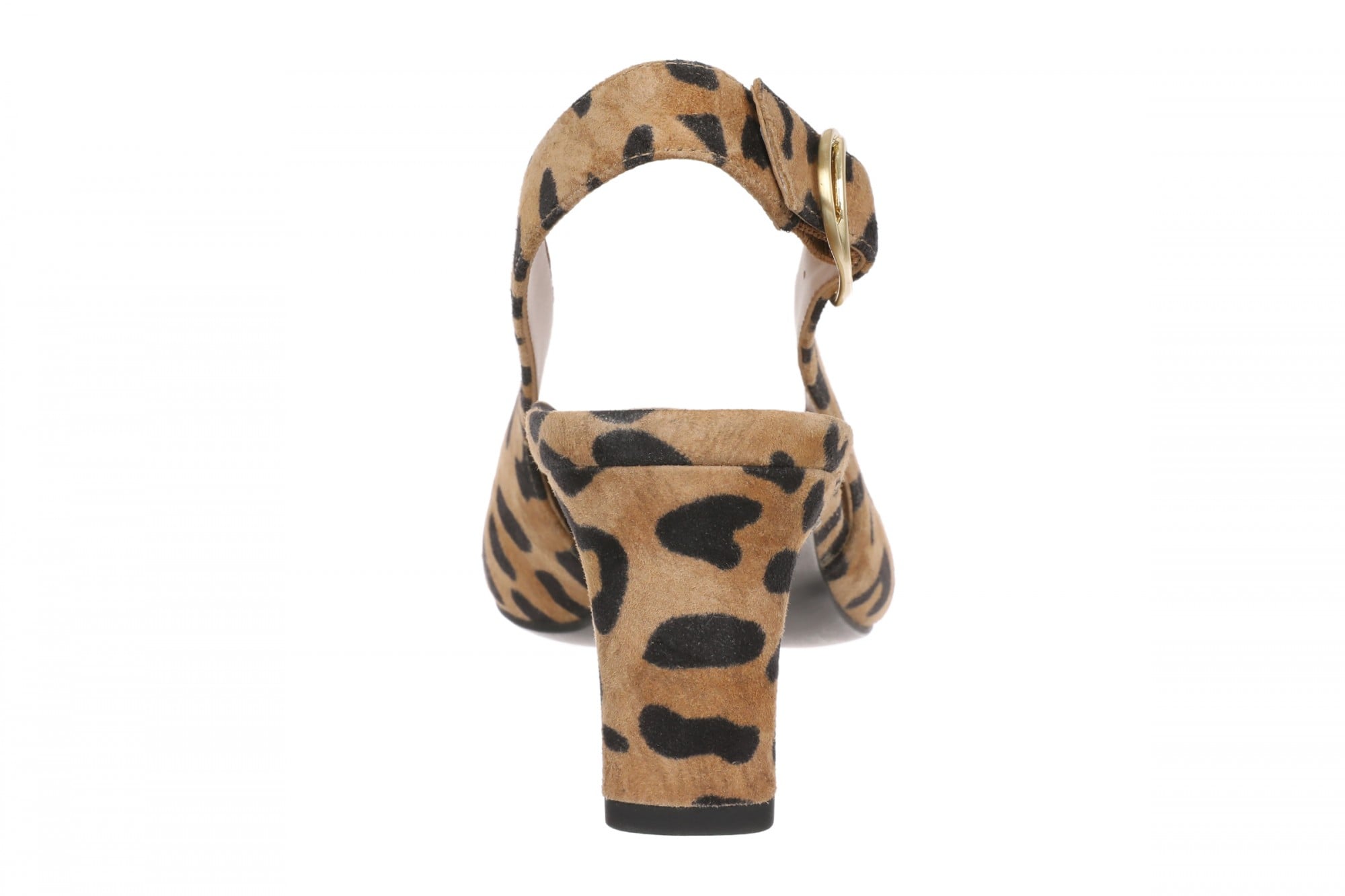 Vionic Stella Women's Cushioned Slingback Heel - Tan Leopard - Back