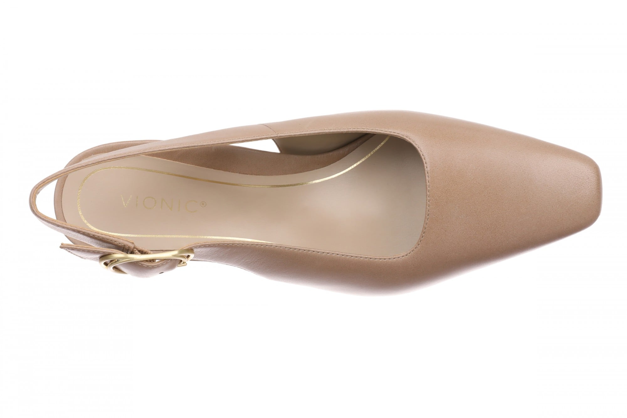 Vionic Stella Women's Cushioned Slingback Heel - Desert Sand - Top