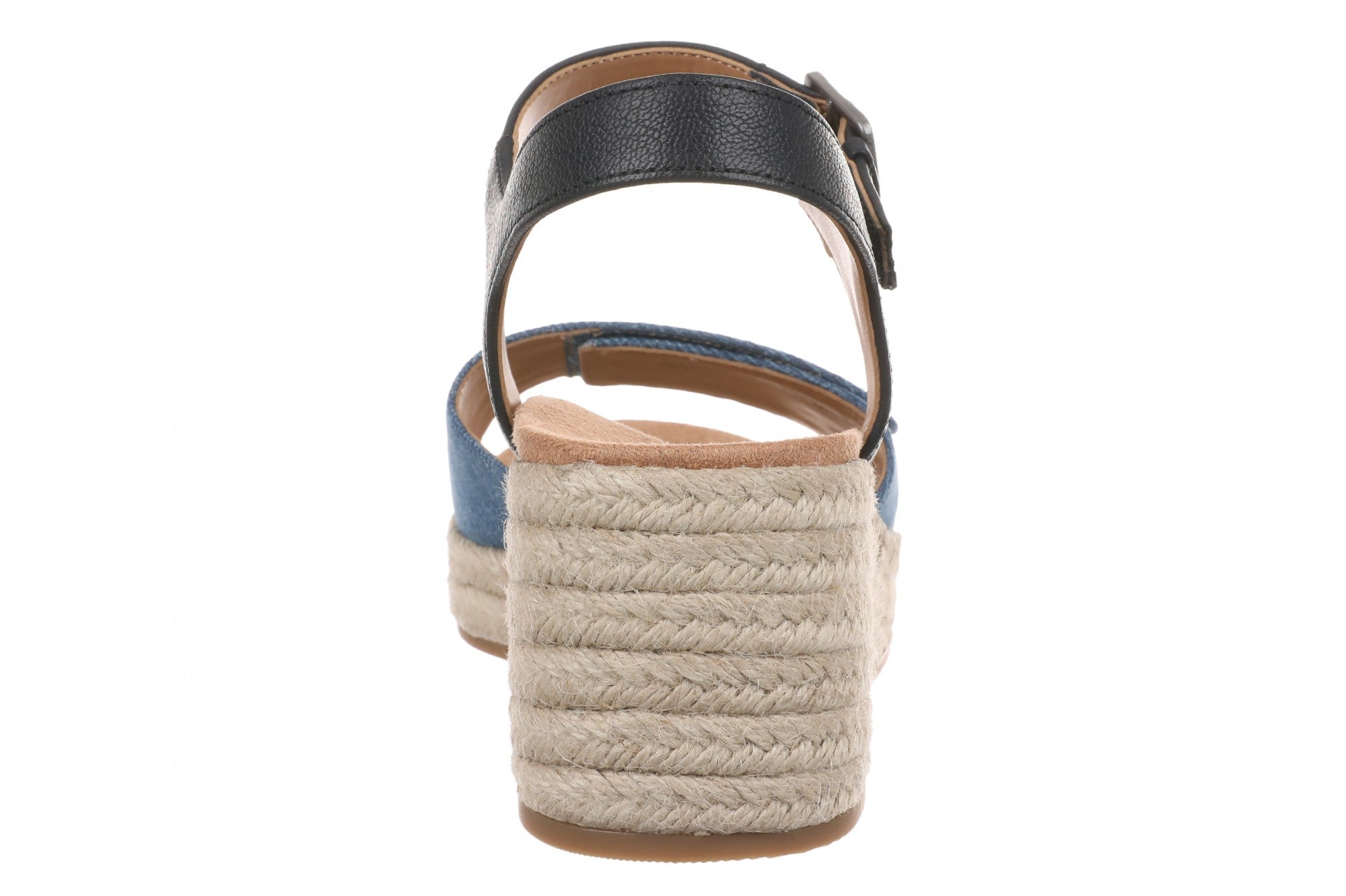 Vionic Sable Women's Platform Wedge Sandal  - Denim - Back