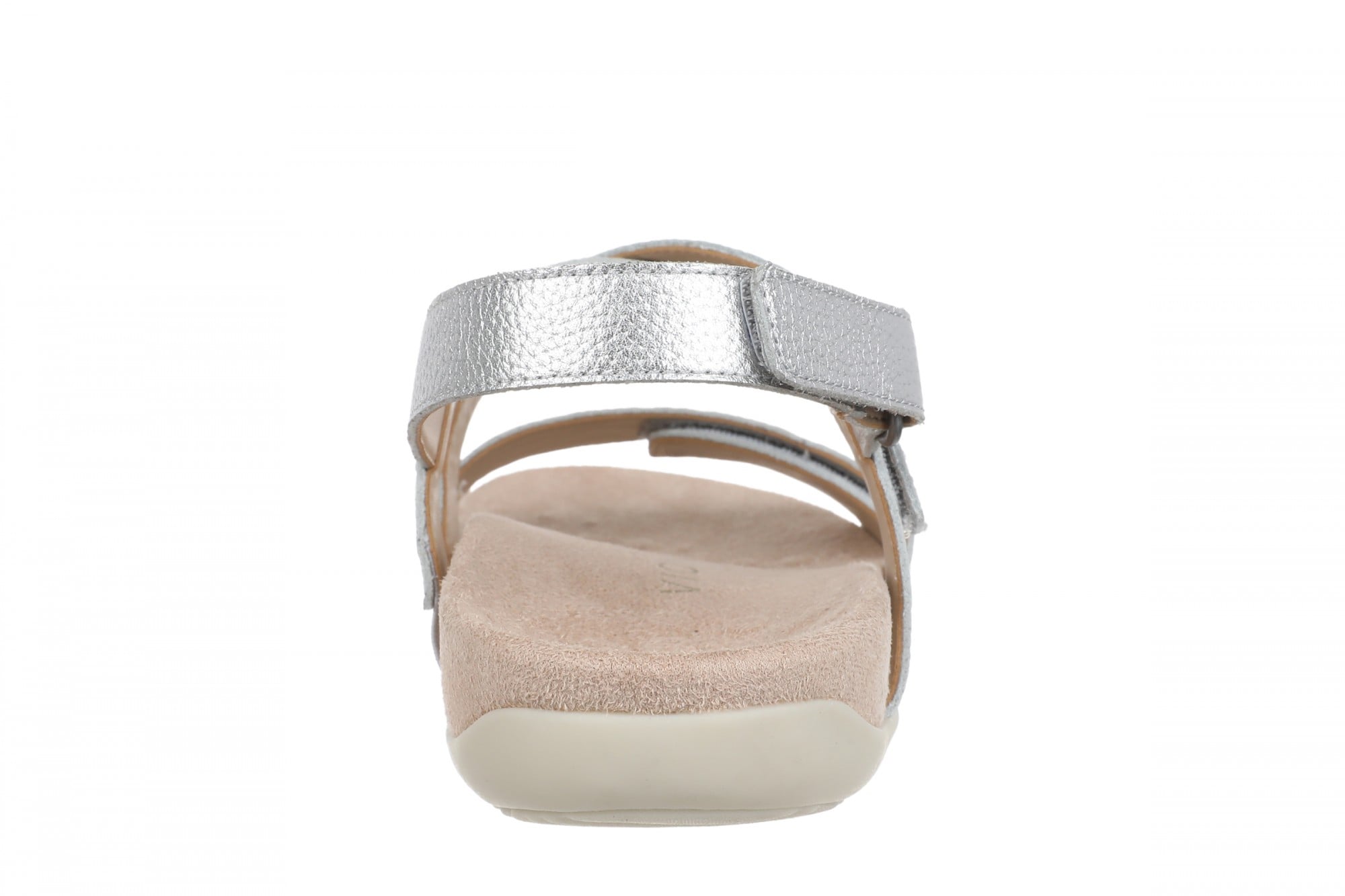 Vionic Raya Women's Cushioned Slingback Sandal - Silver - Back