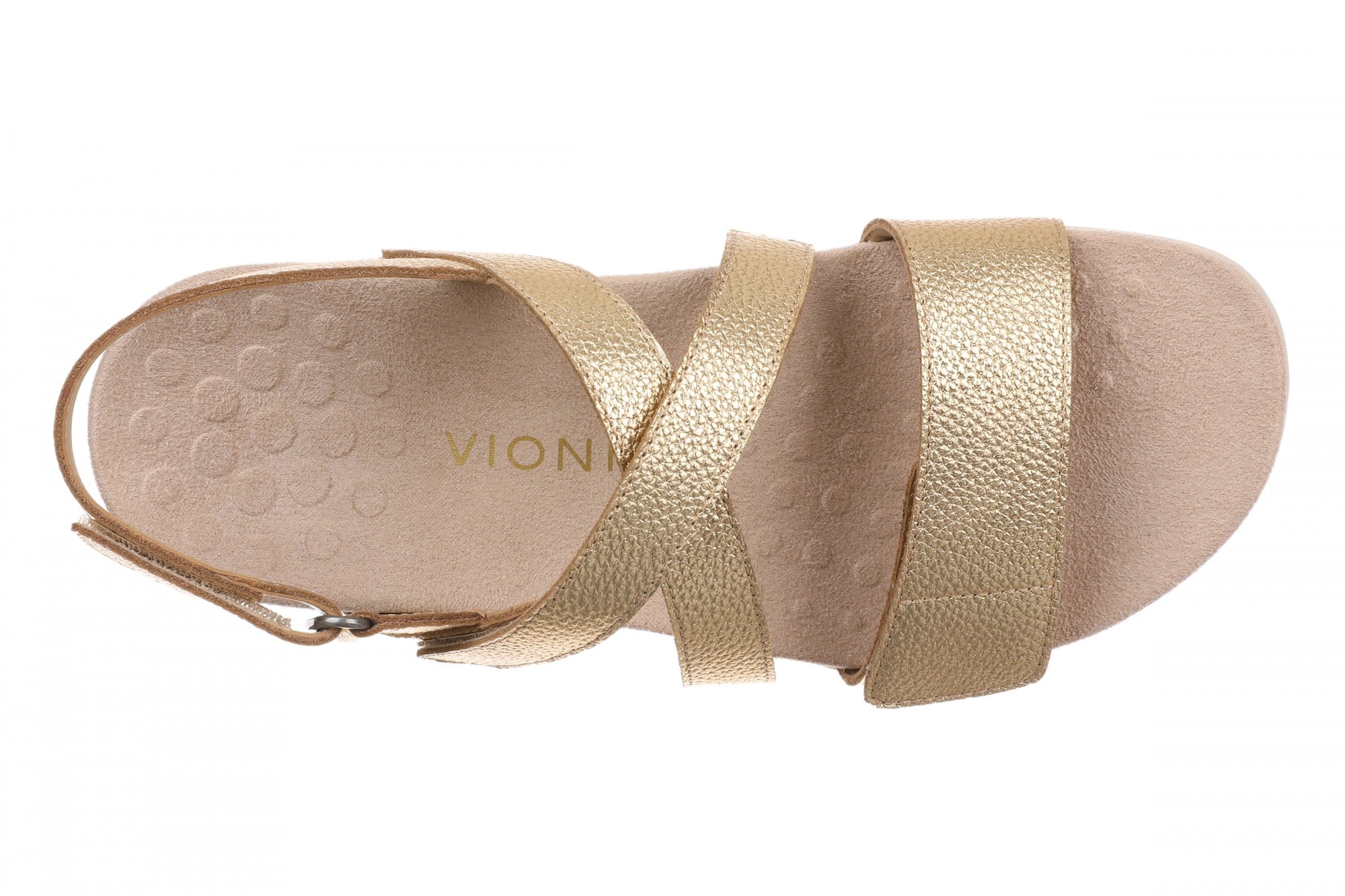Vionic Raya Women's Cushioned Slingback Sandal - Gold - Top
