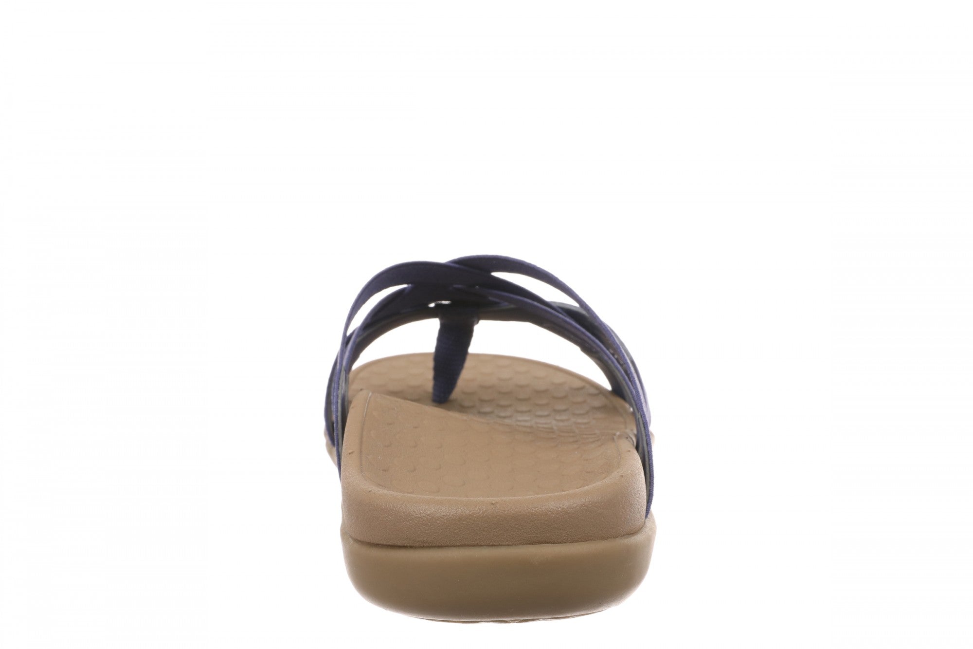 Vionic Tia Women's Sandal - Women's Stretchy Gore Orthotic Arch Support Sandal - Skipper Blue - Back