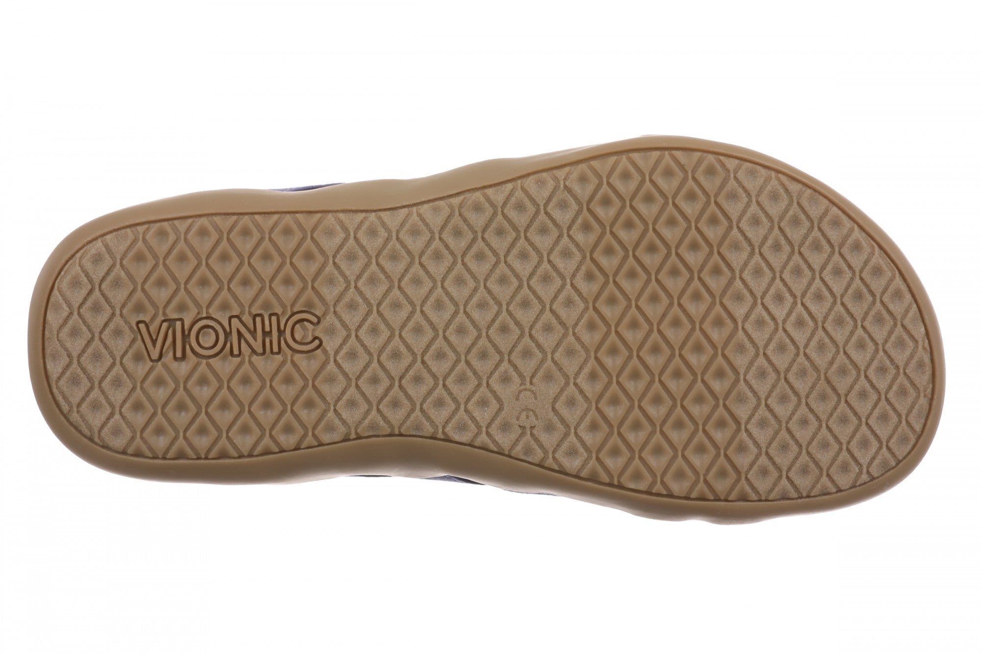 Vionic Tia Women's Sandal - Women's Stretchy Gore Orthotic Arch Support Sandal - Skipper Blue - Bottom