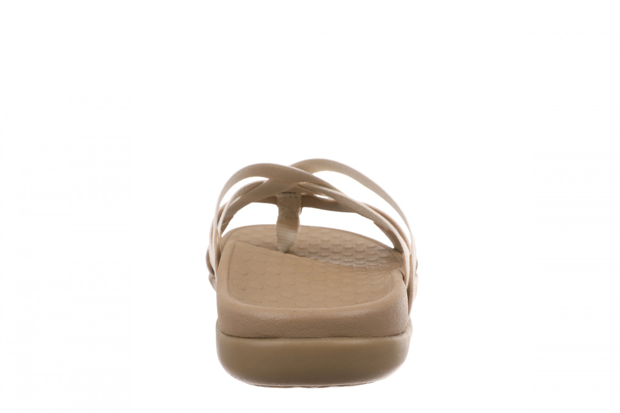 Vionic Tia Women's Sandal - Women's Stretchy Gore Orthotic Arch Support Sandal - Champagne - Back