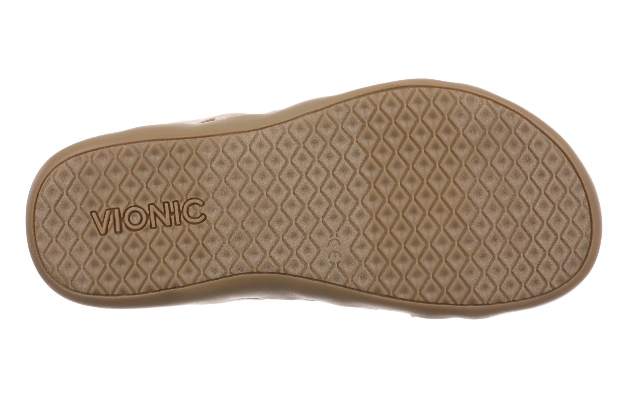 Vionic Tia Women's Sandal - Women's Stretchy Gore Orthotic Arch Support Sandal - Champagne - Bottom