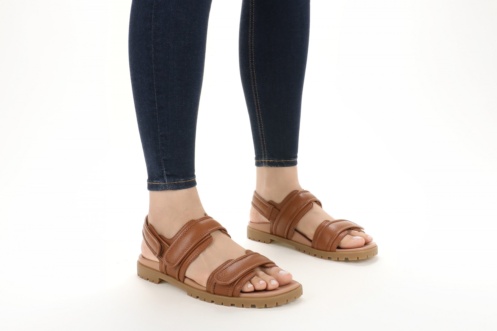 Vionic Cassidy Women's Adjustable Strap Sandal - Tan Napa - Lifestyle