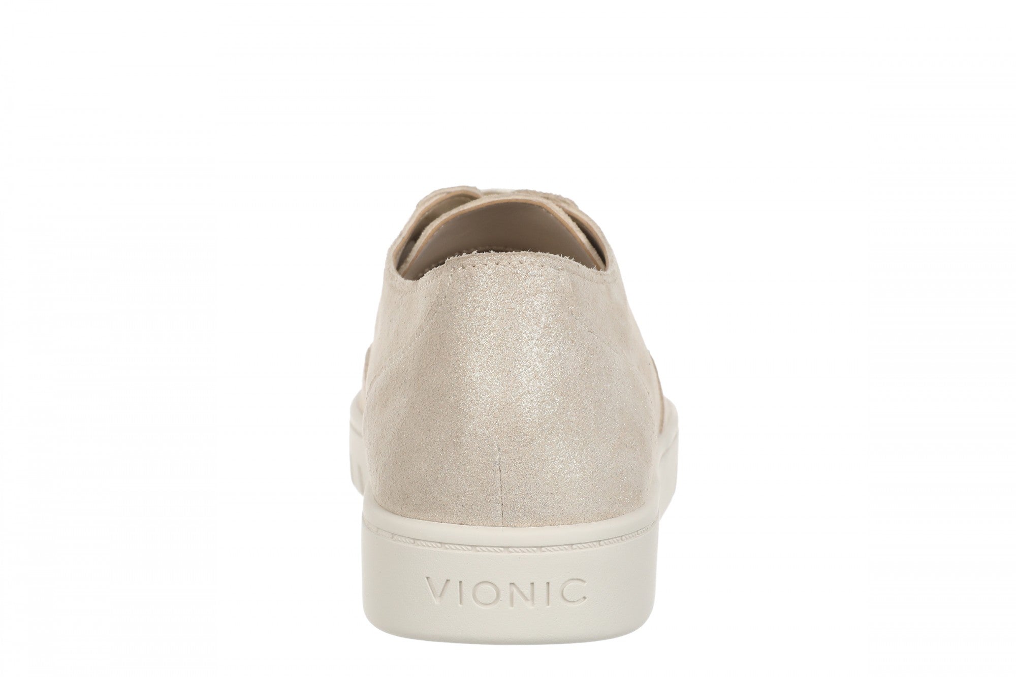 Vionic Callie Womens Loafer Slip On Hybrid Oxford - Women's Comfortable Hybrid Loafer - Gold Metallic Leather - Back