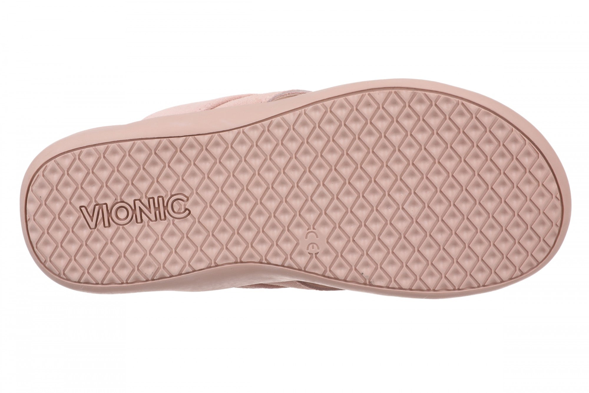 Vionic Shore Women's Orthotic Supportive Comfortable Flip-Flop Sandal - Cameo Rose - Bottom