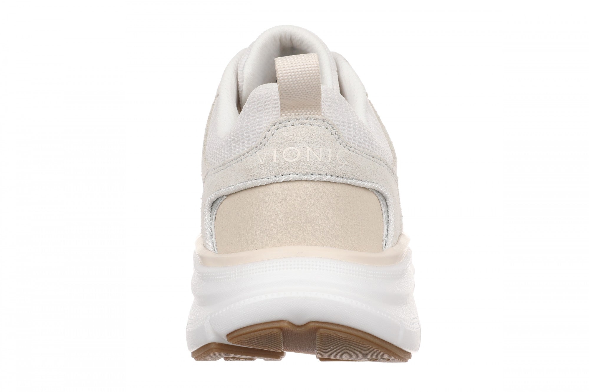 Vionic Walk Max Skyline - Women's Comfort Walking Shoe - Sea Salt/silver - Back