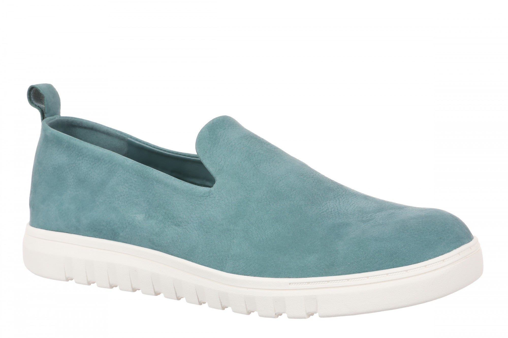 Vionic Uptown Willa Women's Orthotic Slip-On Loafer - Bodega Blue - Angle main