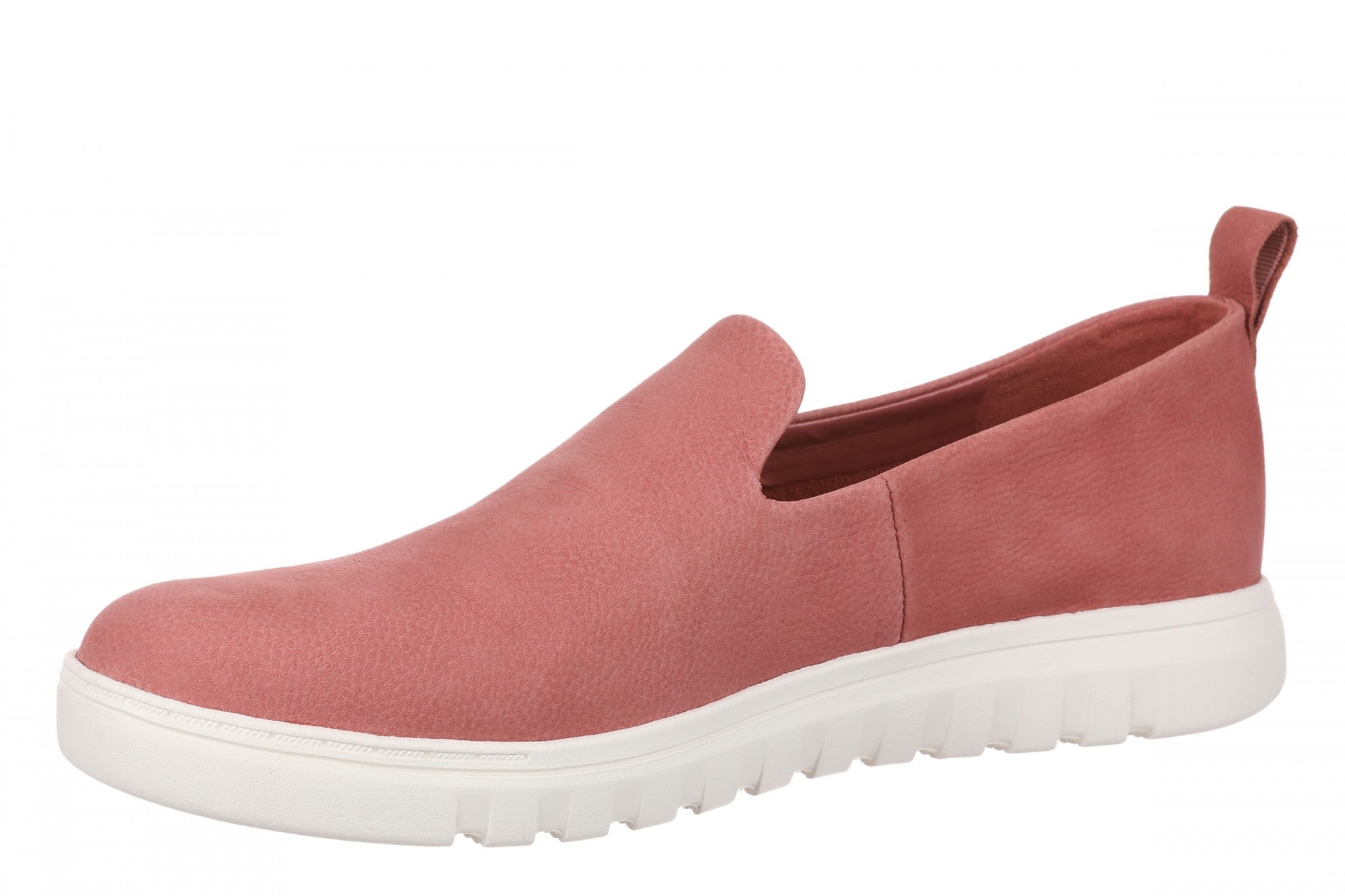 Vionic Uptown Willa Women's Orthotic Slip-On Loafer - Withered Rose - Left angle