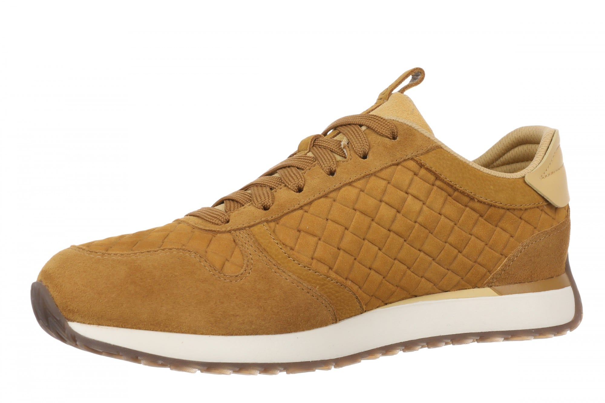 Vionic Monarch Women's Orthotic Support Sneakers - Golden Brown-dropped - Left angle