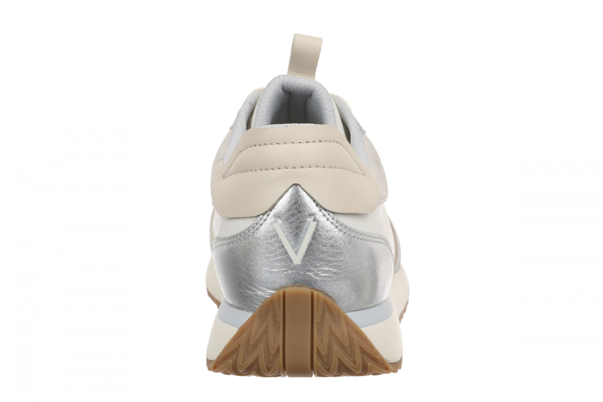 Vionic Monarch Women's Orthotic Support Sneakers - Ivory/silver - Back