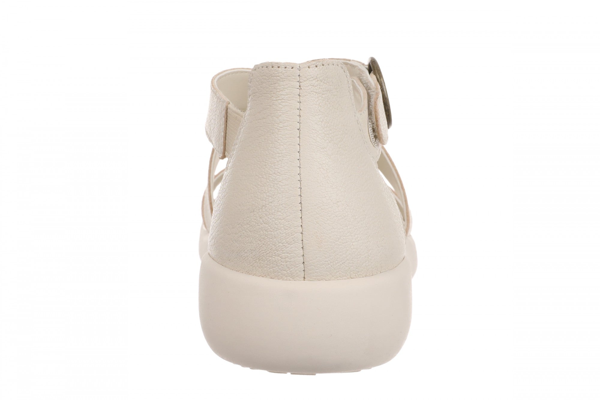 Vionic Harmony Rx Women's T-Strap Recovery Sandal - Cream - Back