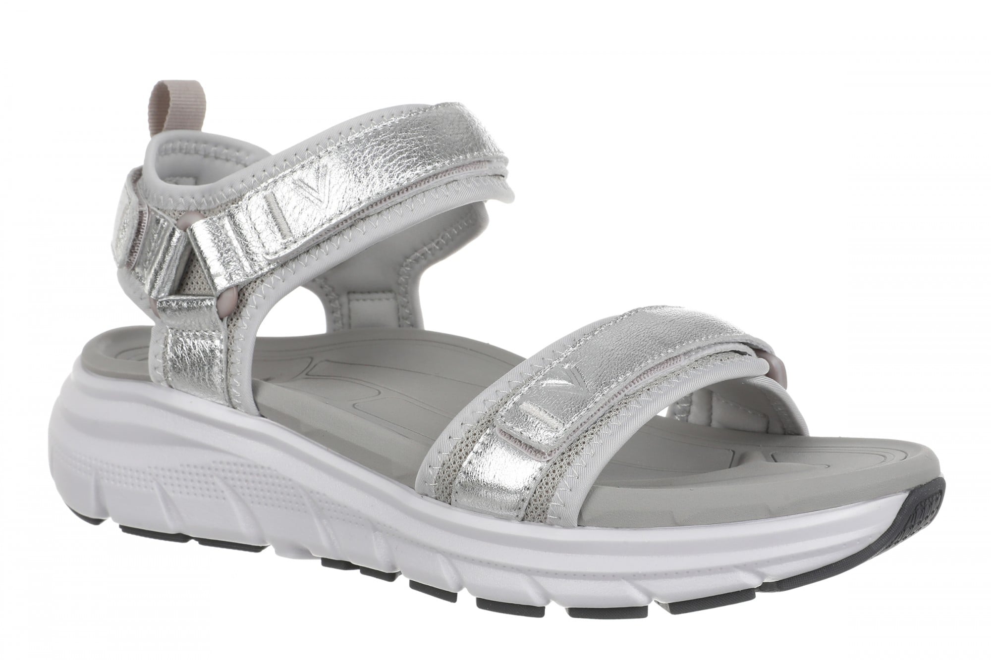 Vionic Walk Max Wanderer Women's Supportive Comfort Sandal in Silver