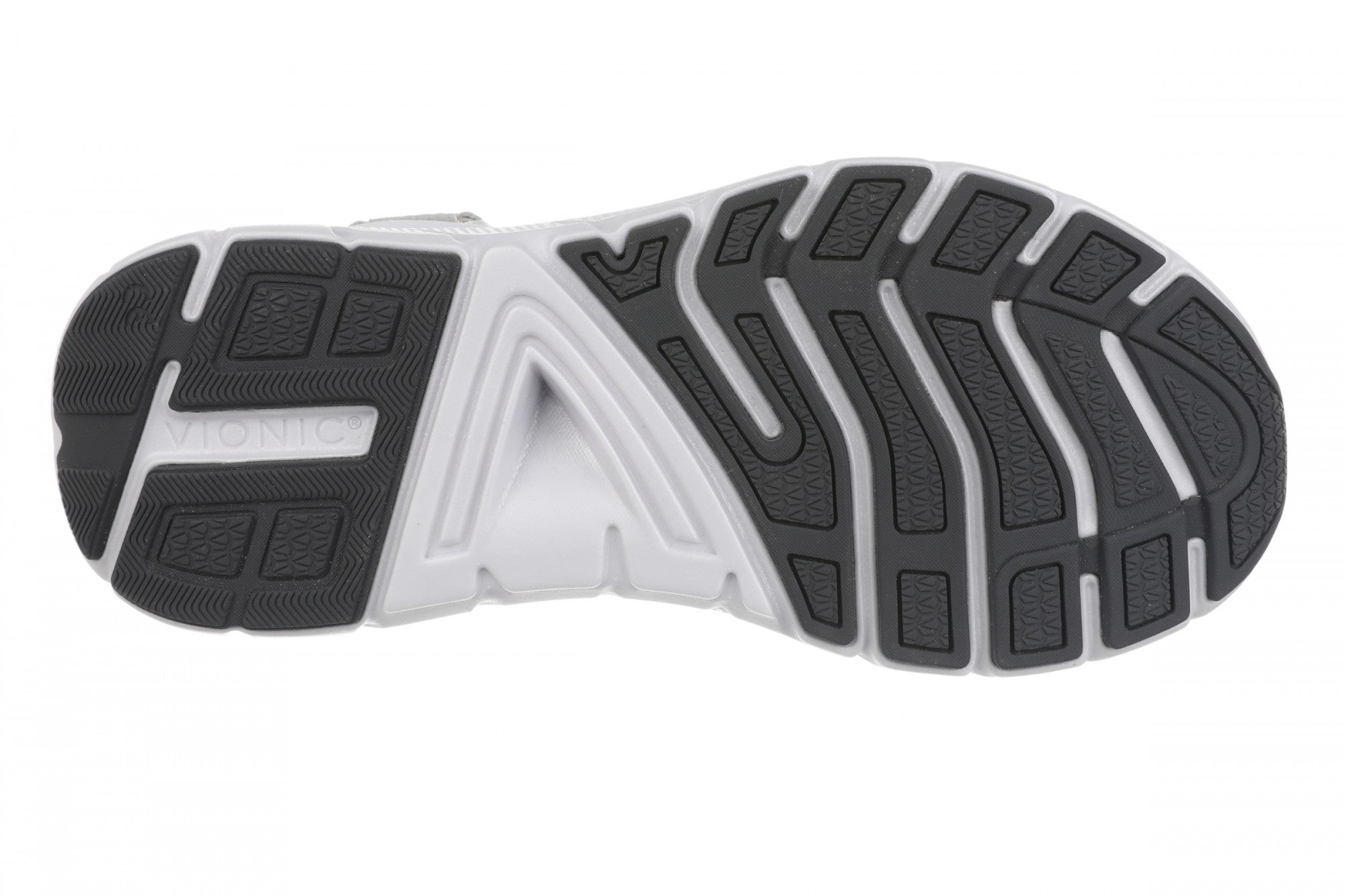 Vionic Walk Max Wanderer Women's Supportive Comfort Sandal - Silver - Bottom