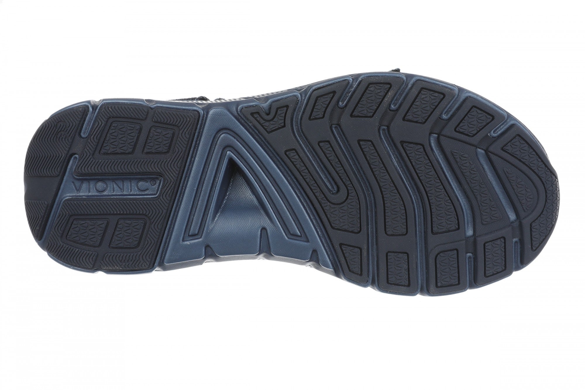 Vionic Walk Max Wanderer Women's Supportive Comfort Sandal - Dark Denim - Bottom