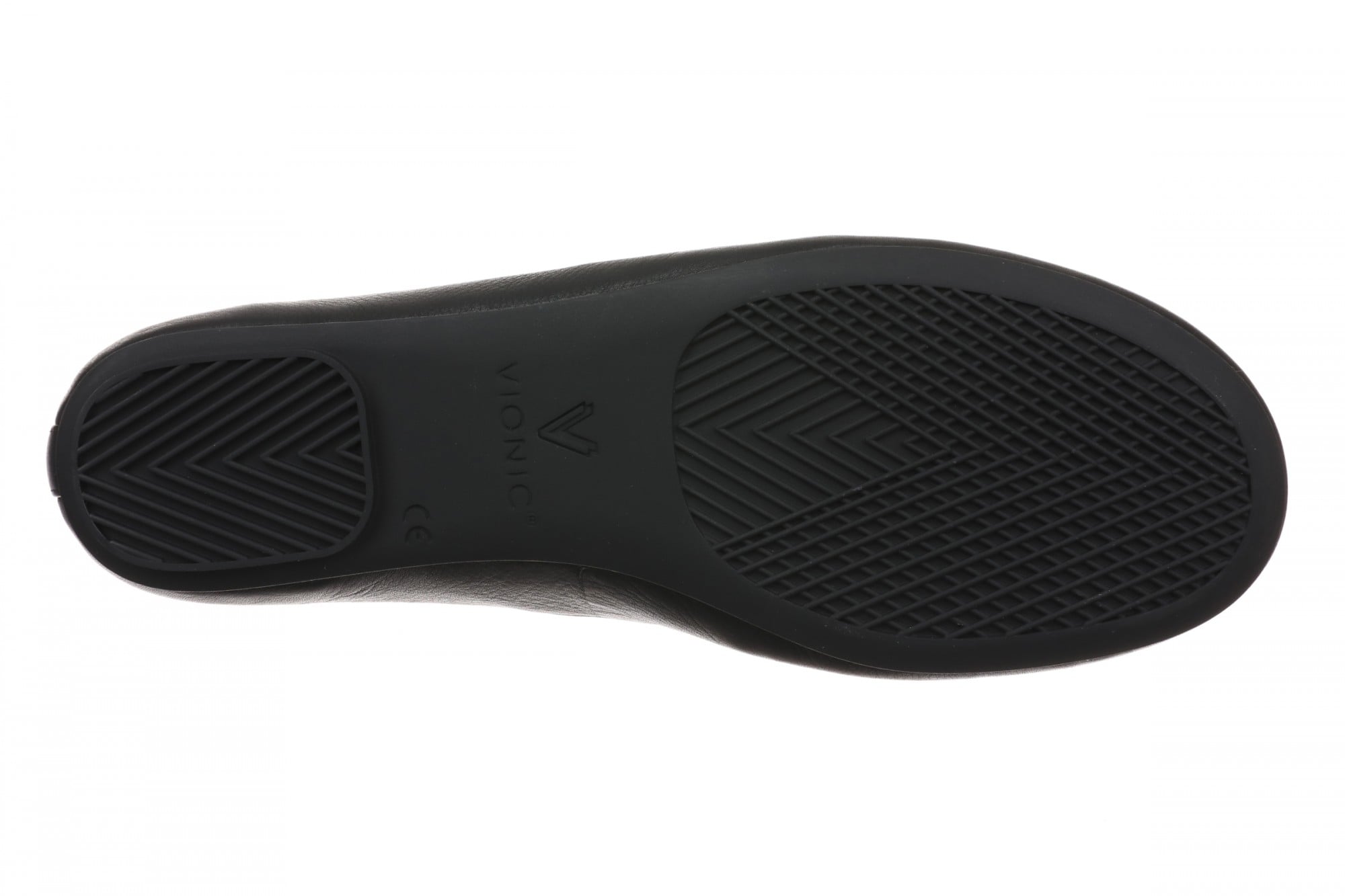 Vionic Tessa womens Slip On/Loafer/Moc Shoe - Black - Bottom