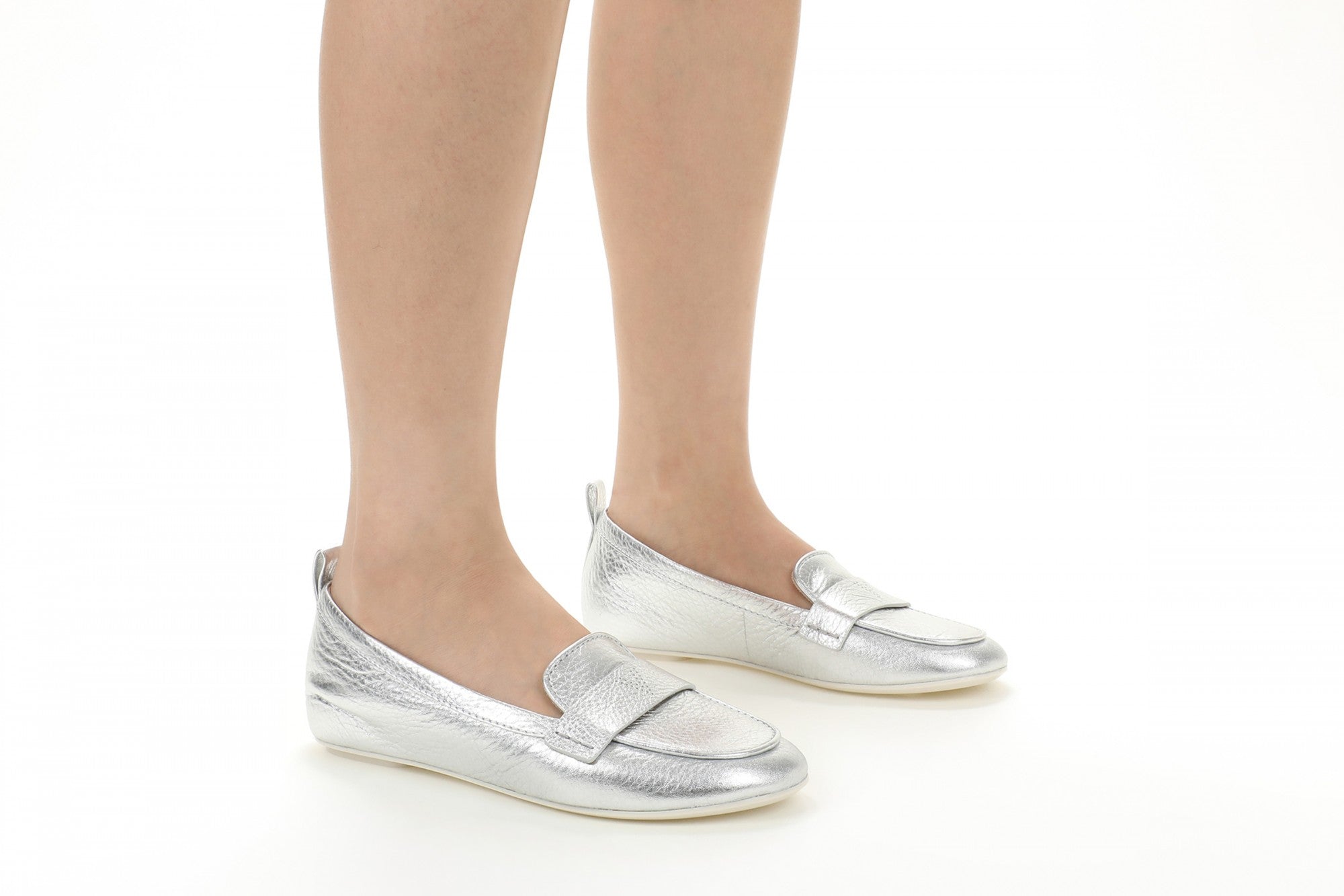 Vionic Tessa womens Slip On/Loafer/Moc Shoe - Silver - Lifestyle
