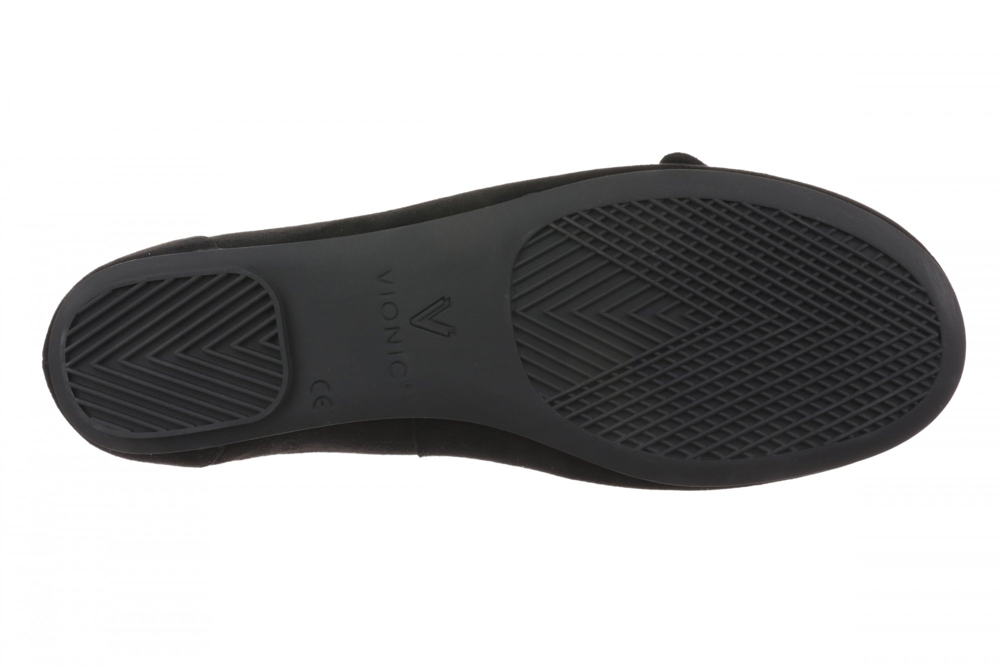 Vionic Tilly Women's Comfort Ballet Skimmer Shoe - Black - Bottom