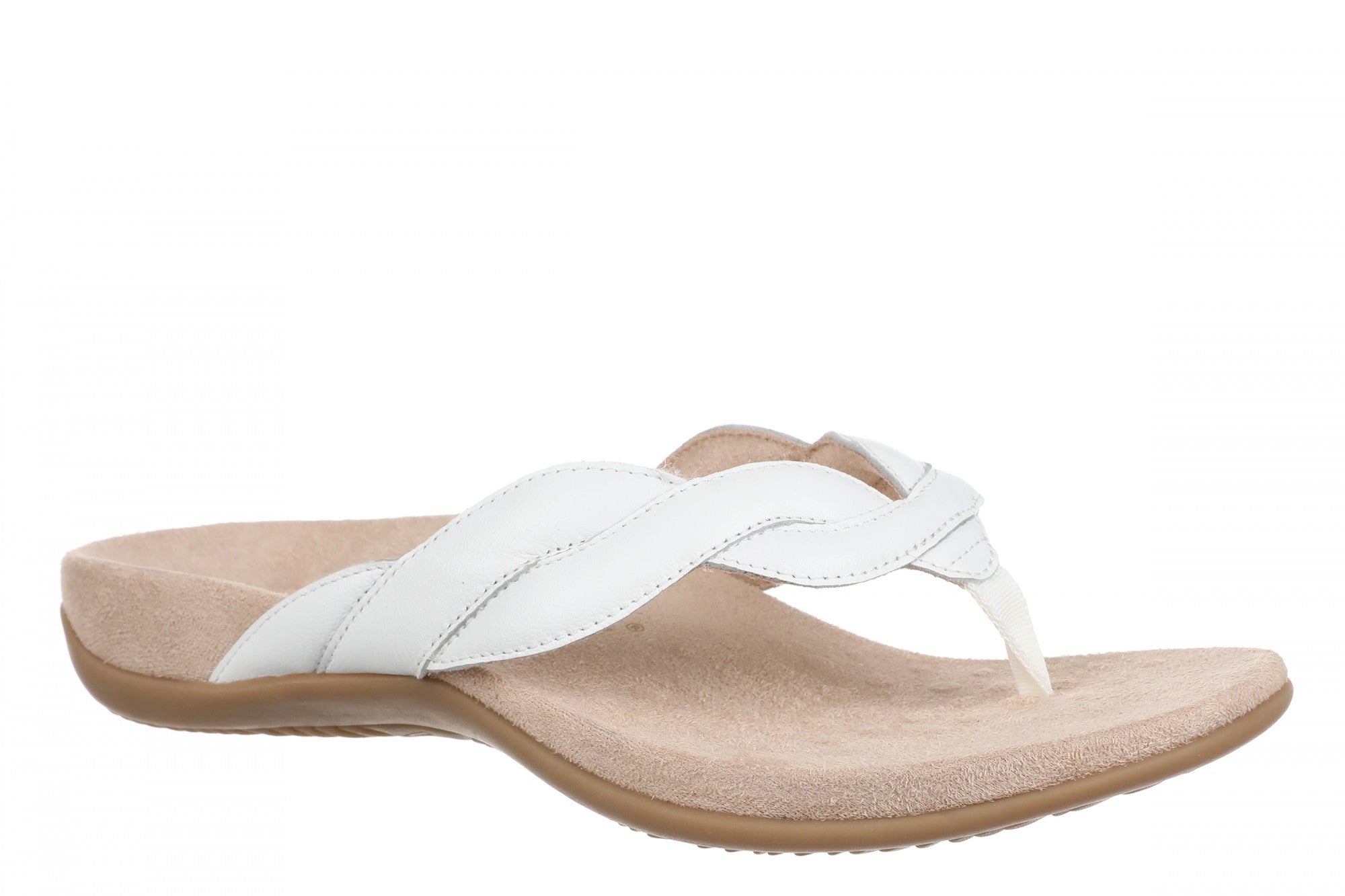 Vionic Bella Braid Women's Supportive Sandal in White