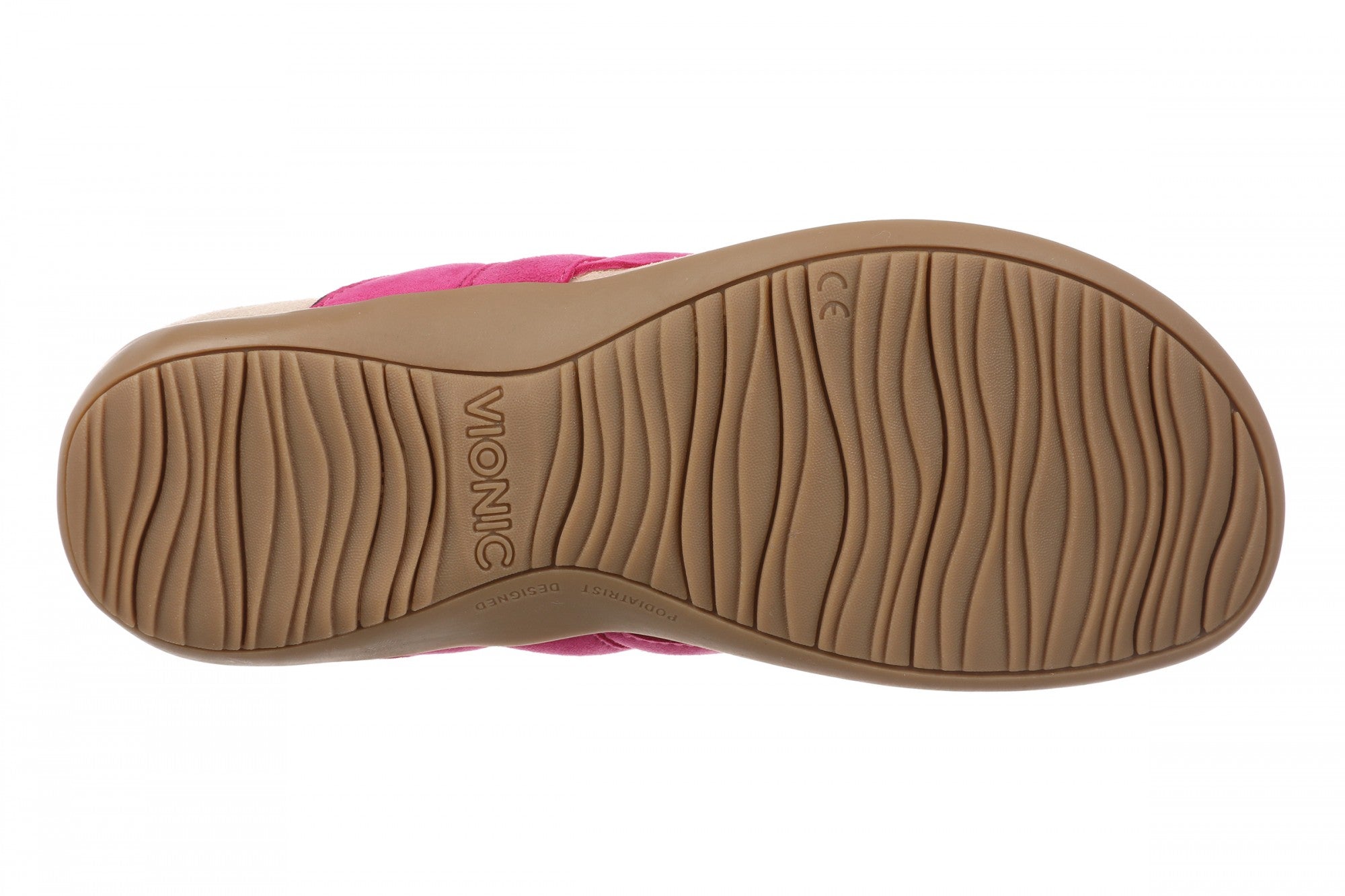 Vionic Bella Braid Women's Supportive Sandal - Rose Violet - Bottom