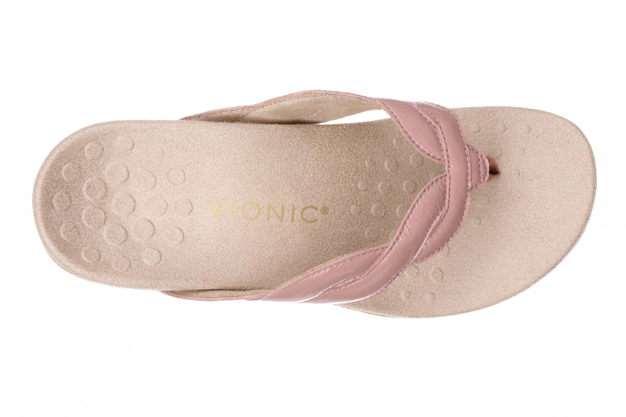 Vionic Bella Braid Women's Supportive Sandal - Rosewood - Top