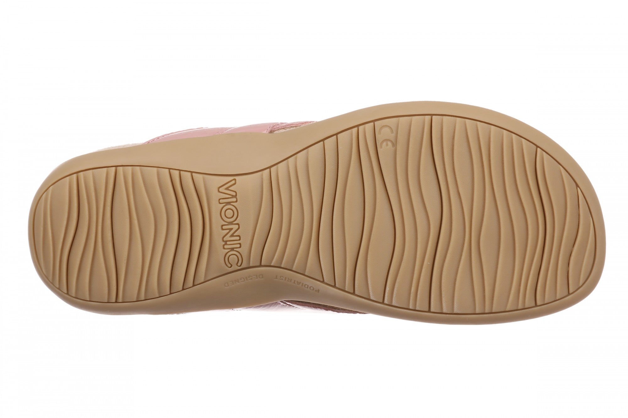 Vionic Bella Braid Women's Supportive Sandal - Rosewood - Bottom