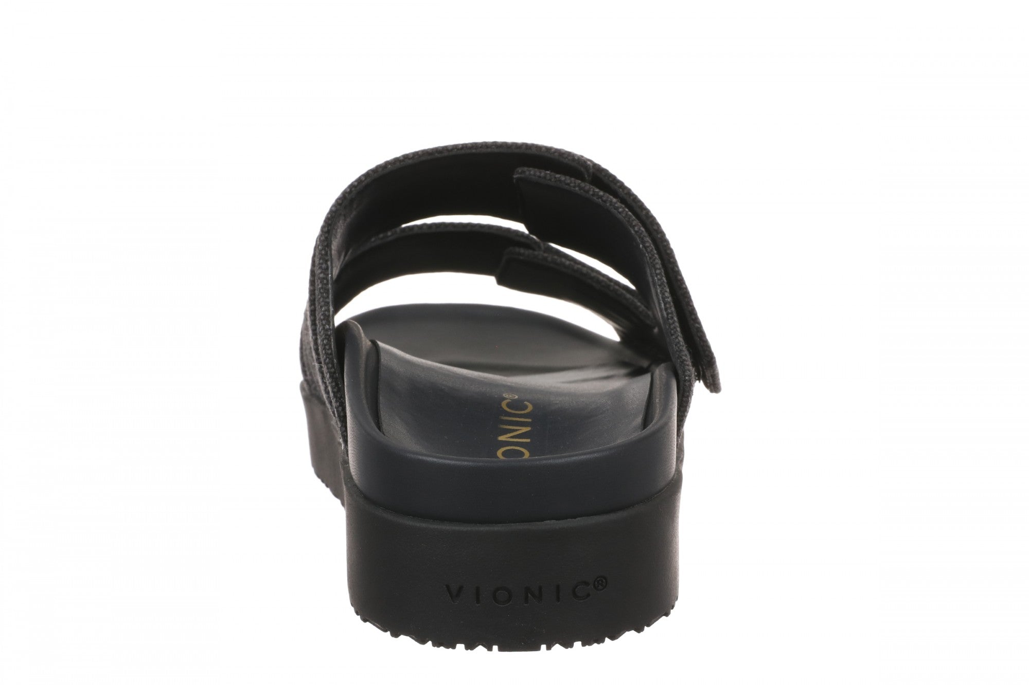 Vionic Riviera Women's Comfort Slide Sandal - Black - Back