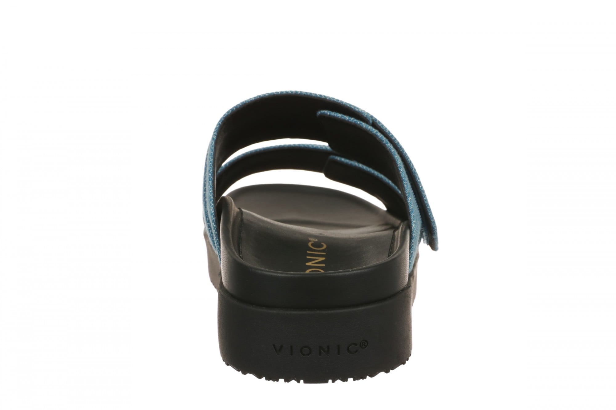 Vionic Riviera Women's Comfort Slide Sandal - Medium Denim - Back