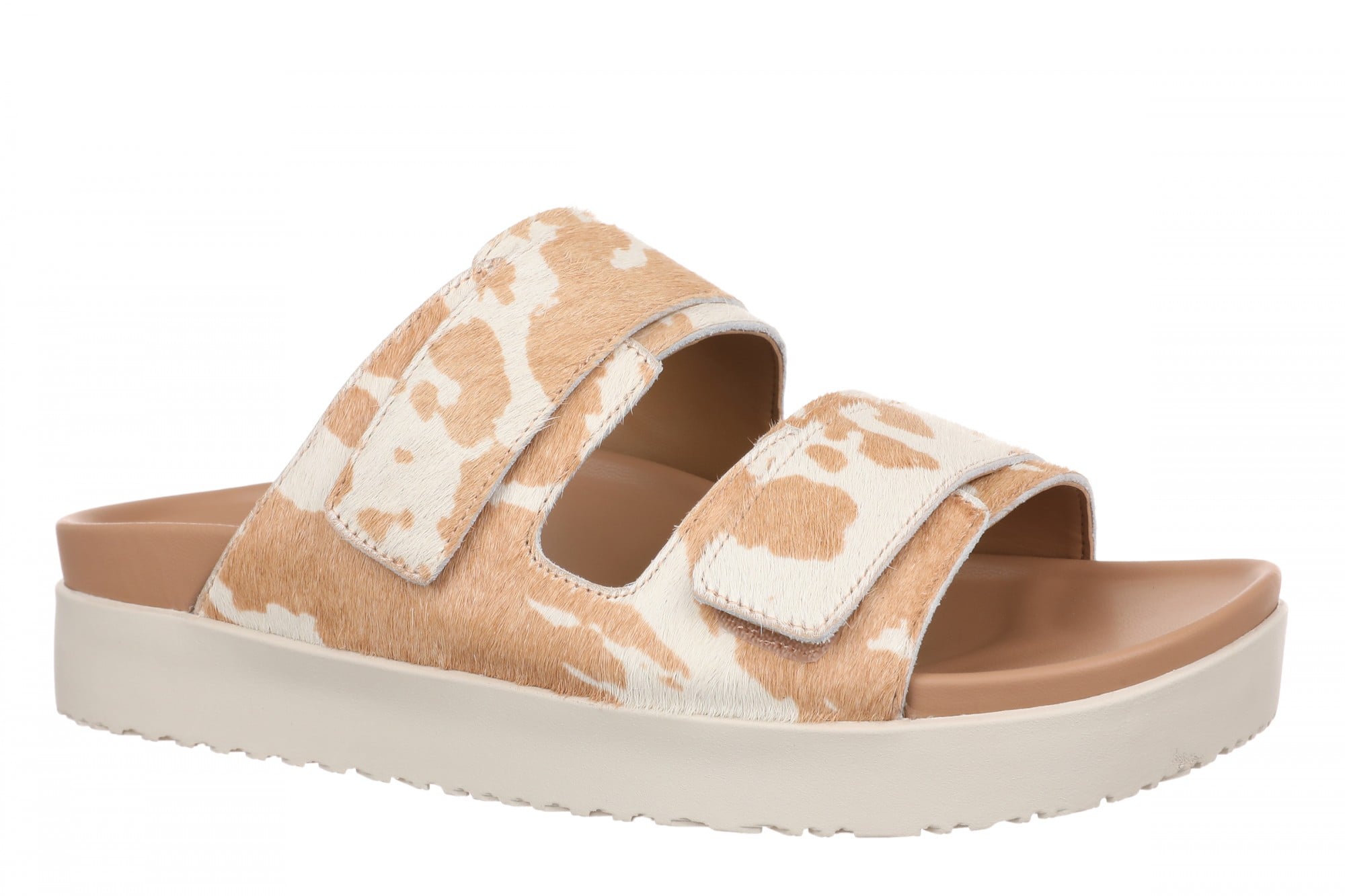 Vionic Riviera Women's Orthotic Comfort Slide Sandals - Brown Multi - Angle main