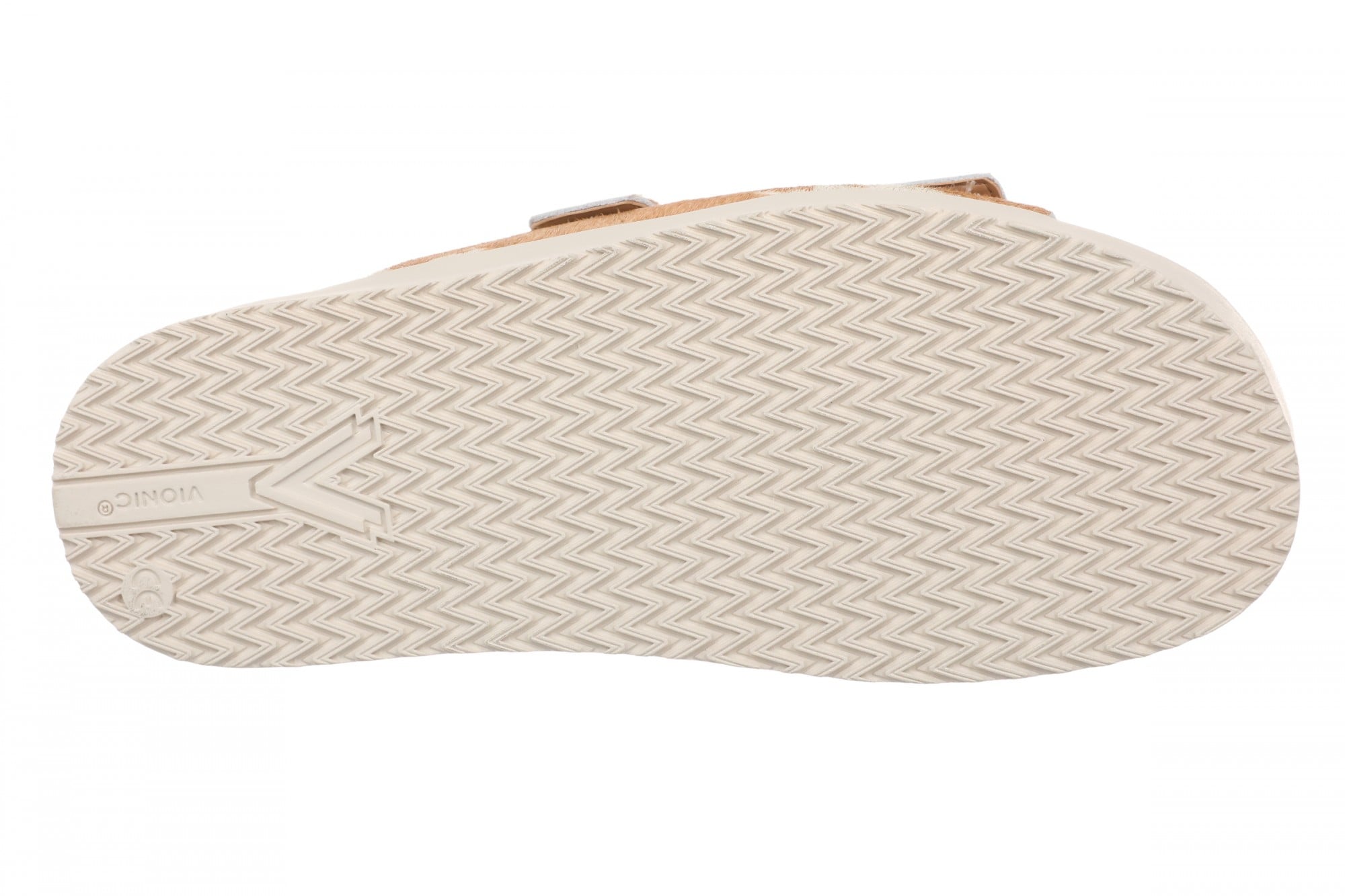 Vionic Riviera Women's Orthotic Comfort Slide Sandals - Brown Multi - Bottom