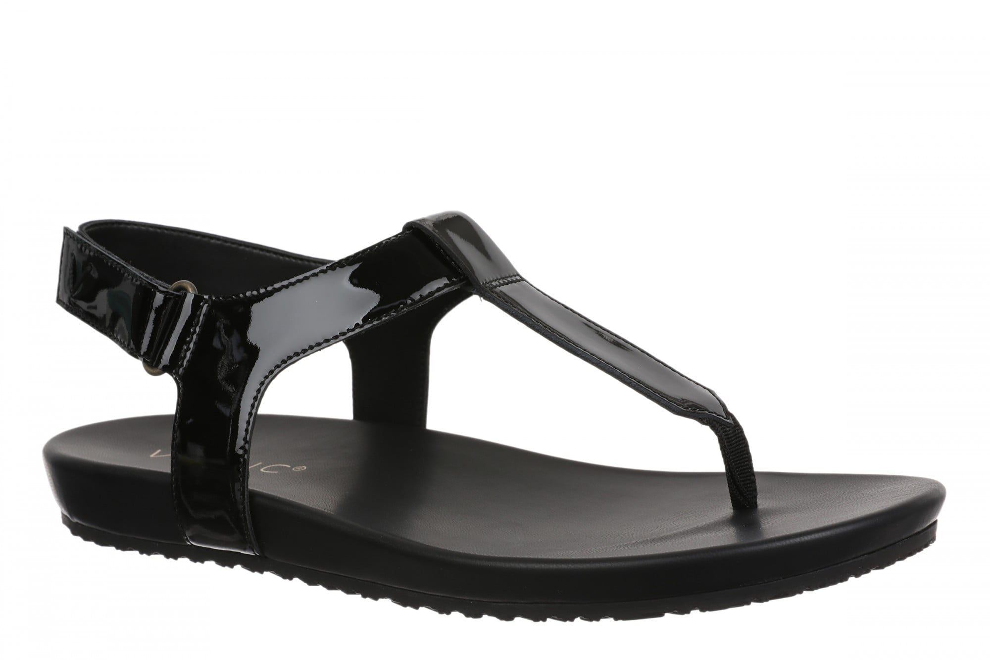 Vionic Palisades Women's Arch Support T-Strap Sandal in Black