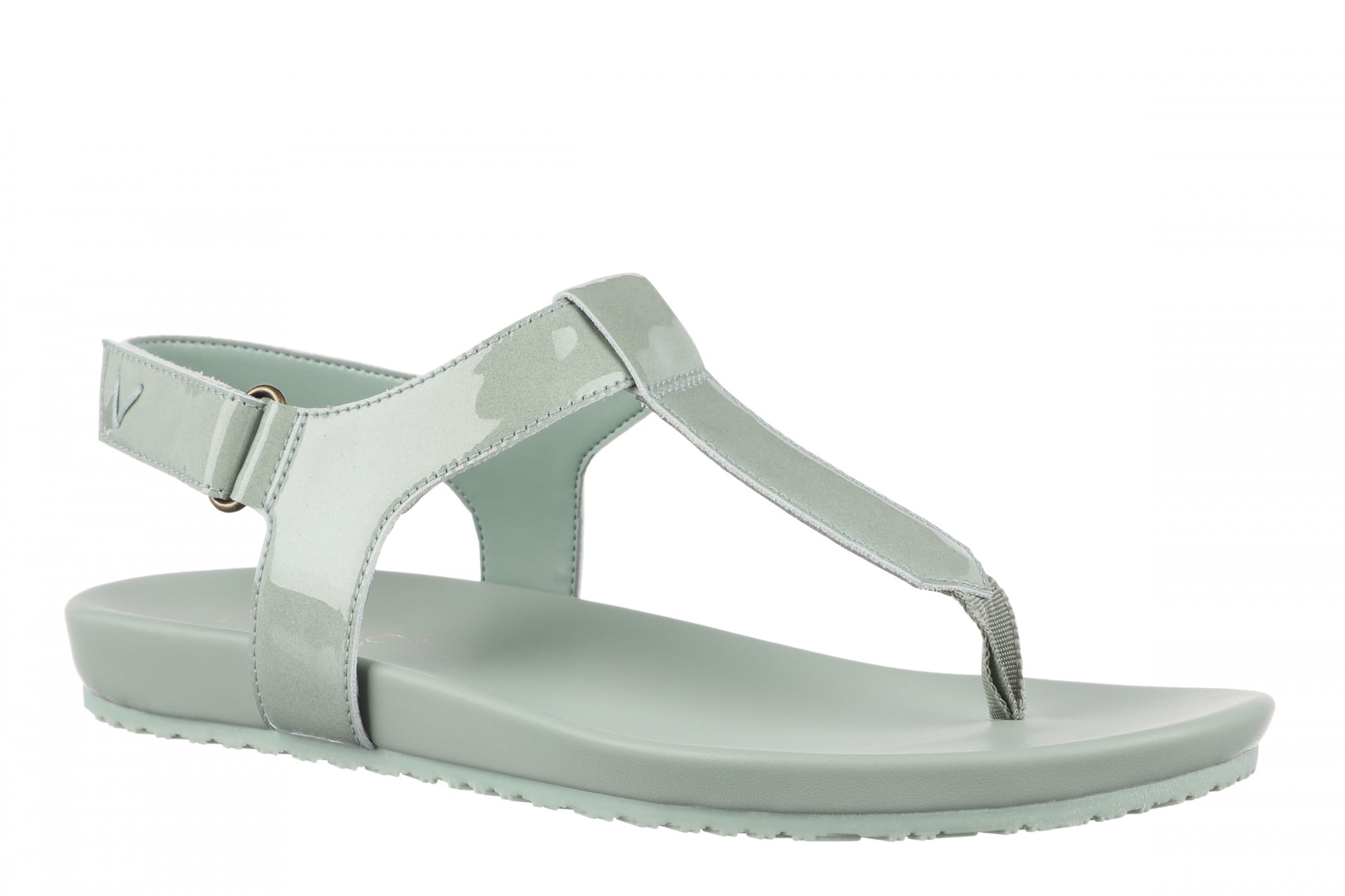 Vionic Palisades Women's Arch Support T-Strap Sandal in Iceberg Green