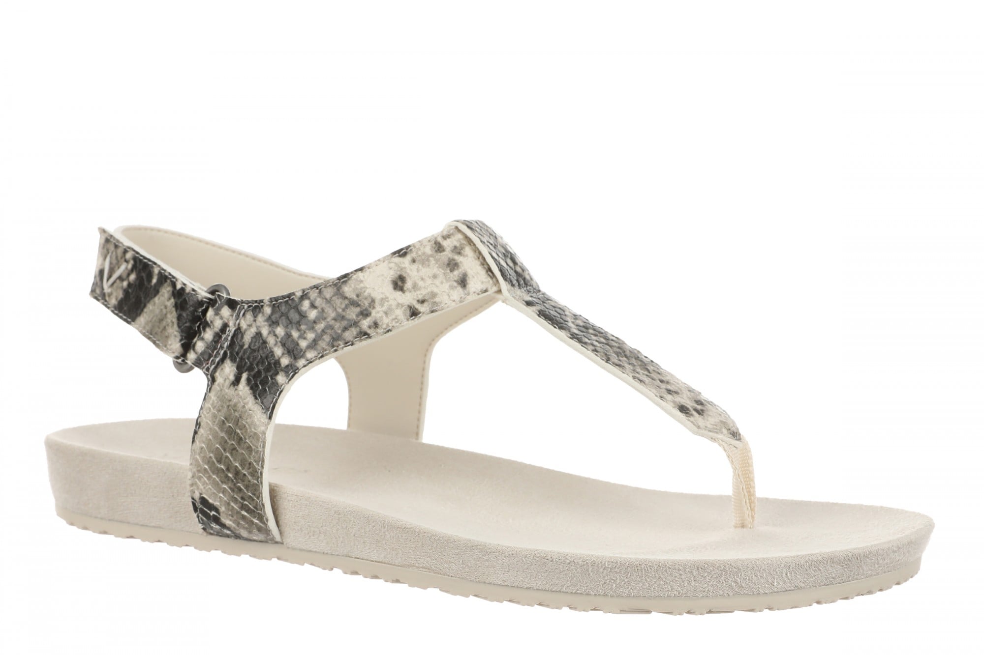 Vionic Palisades Women's Arch Support T-Strap Sandal in Cream
