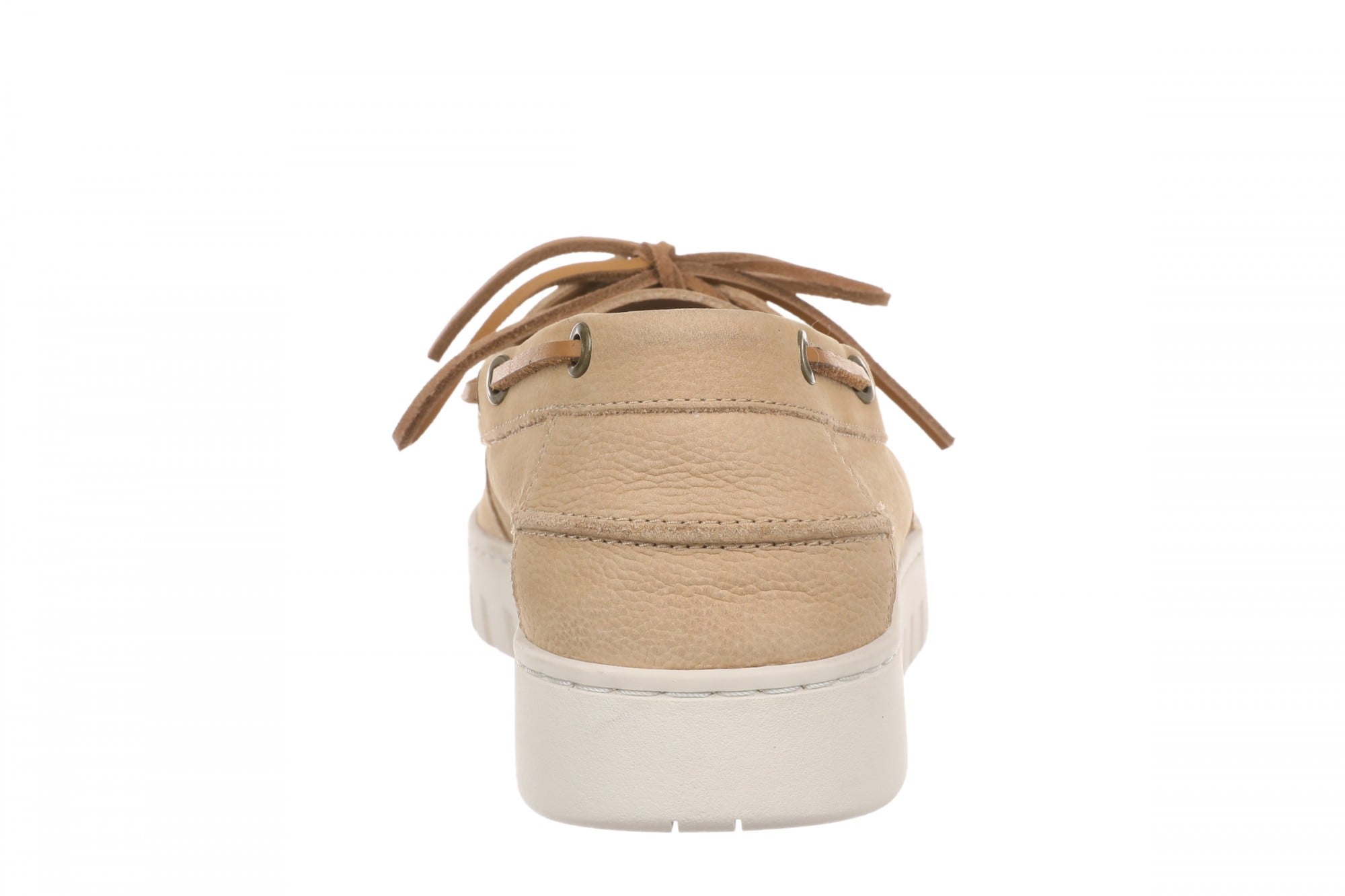 Vionic Uptown Boat Men's Orthotic Support Loafer - Dark Sand - Back