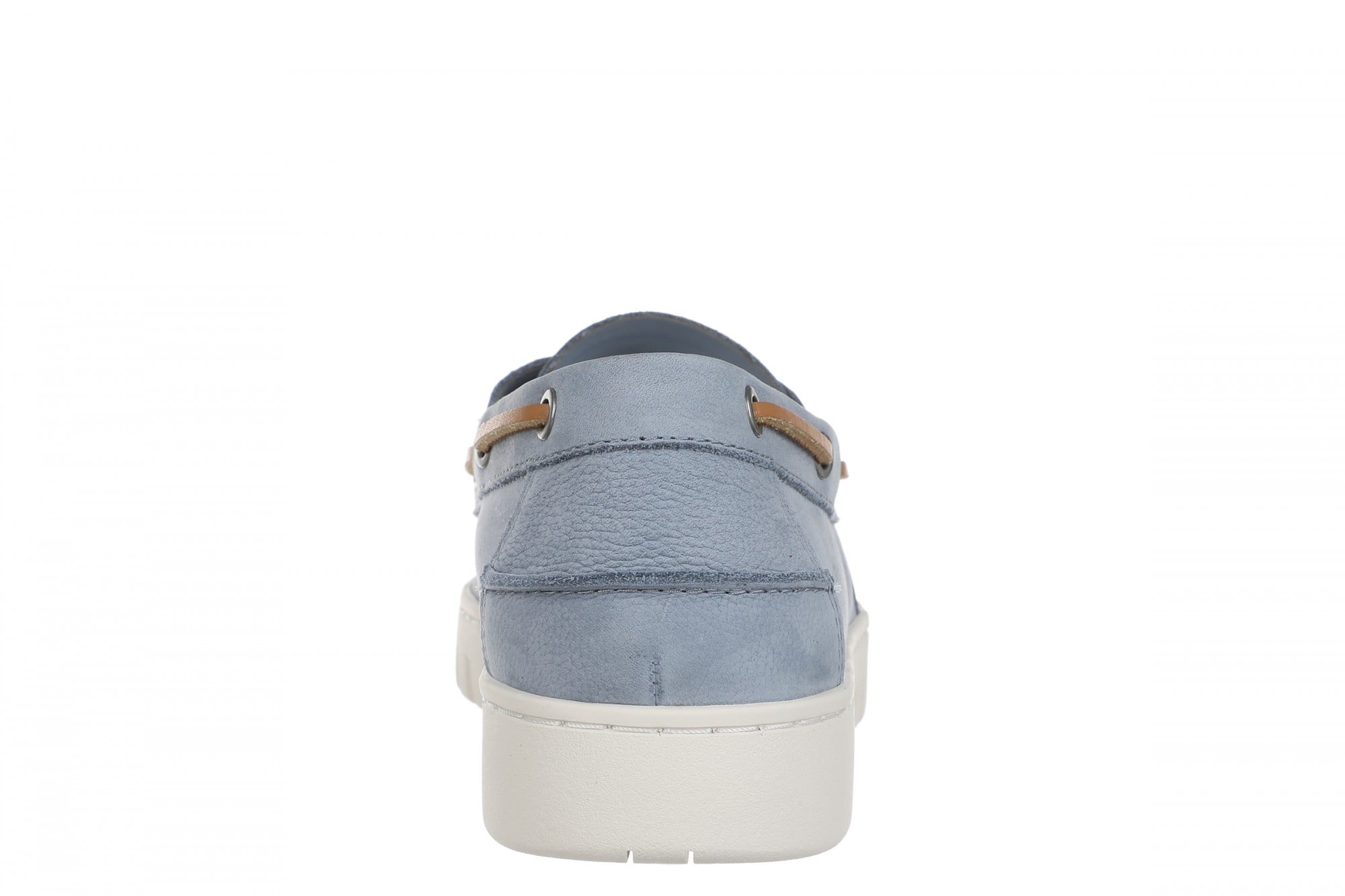 Vionic Uptown Boat Men's Slip On Loafer Comfort Shoe - Vintage Blue Haze - Back