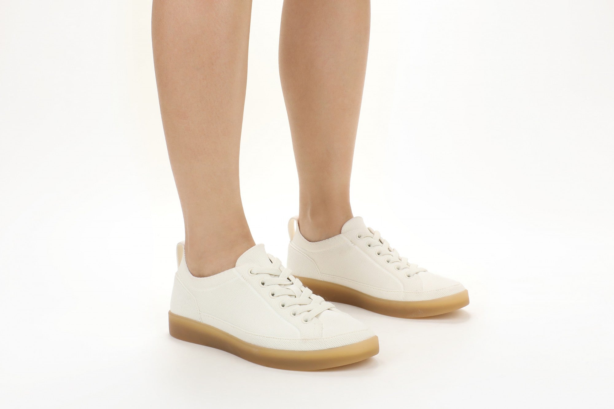 Vionic Winny Knit Women's Comfortable Orthotic Arch Support Knit Sneaker - Ivory - Lifestyle