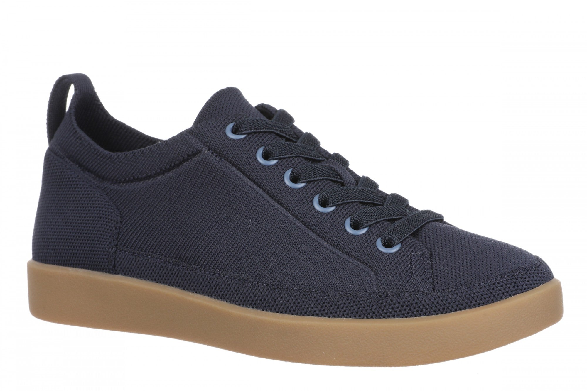 Vionic Winny Knit Women's Comfortable Orthotic Arch Support Knit Sneaker - Navy Blazer - Angle main