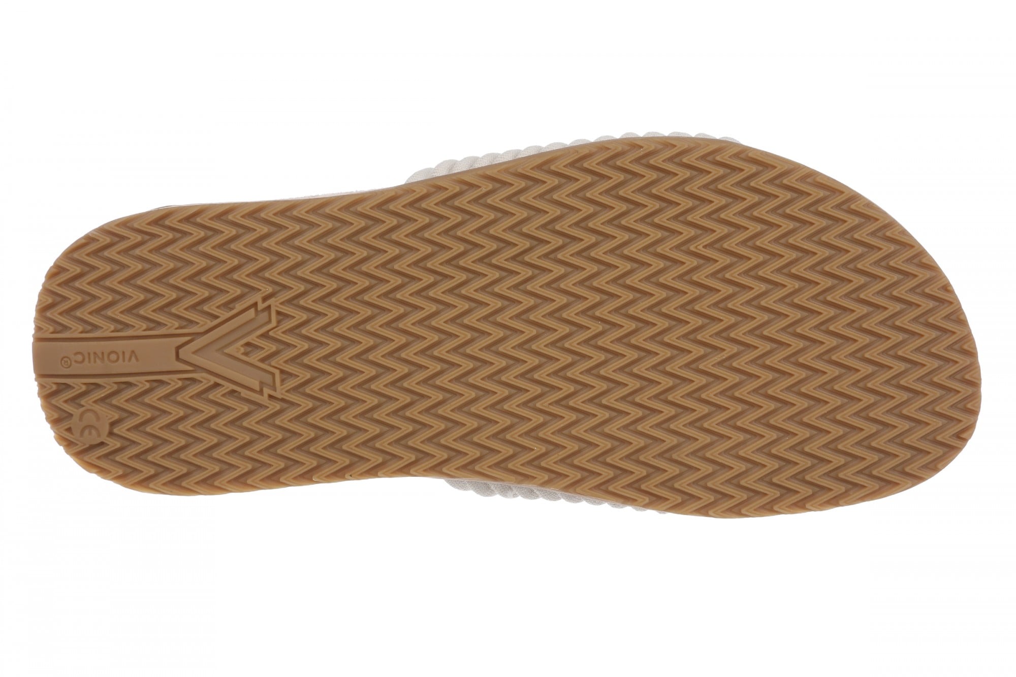 Vionic Evie Knit Women's Slide Arch Supportive Sandal - Cream - Bottom