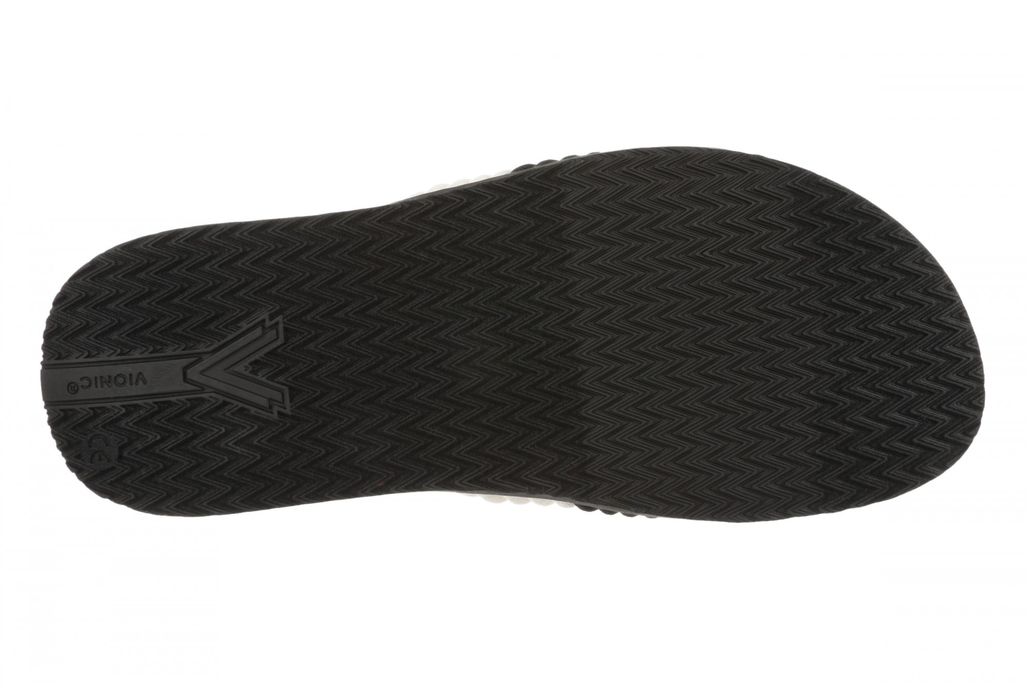 Vionic Evie Knit Women's Comfortable Supportive Slide Sandal - Black/ivory - Bottom