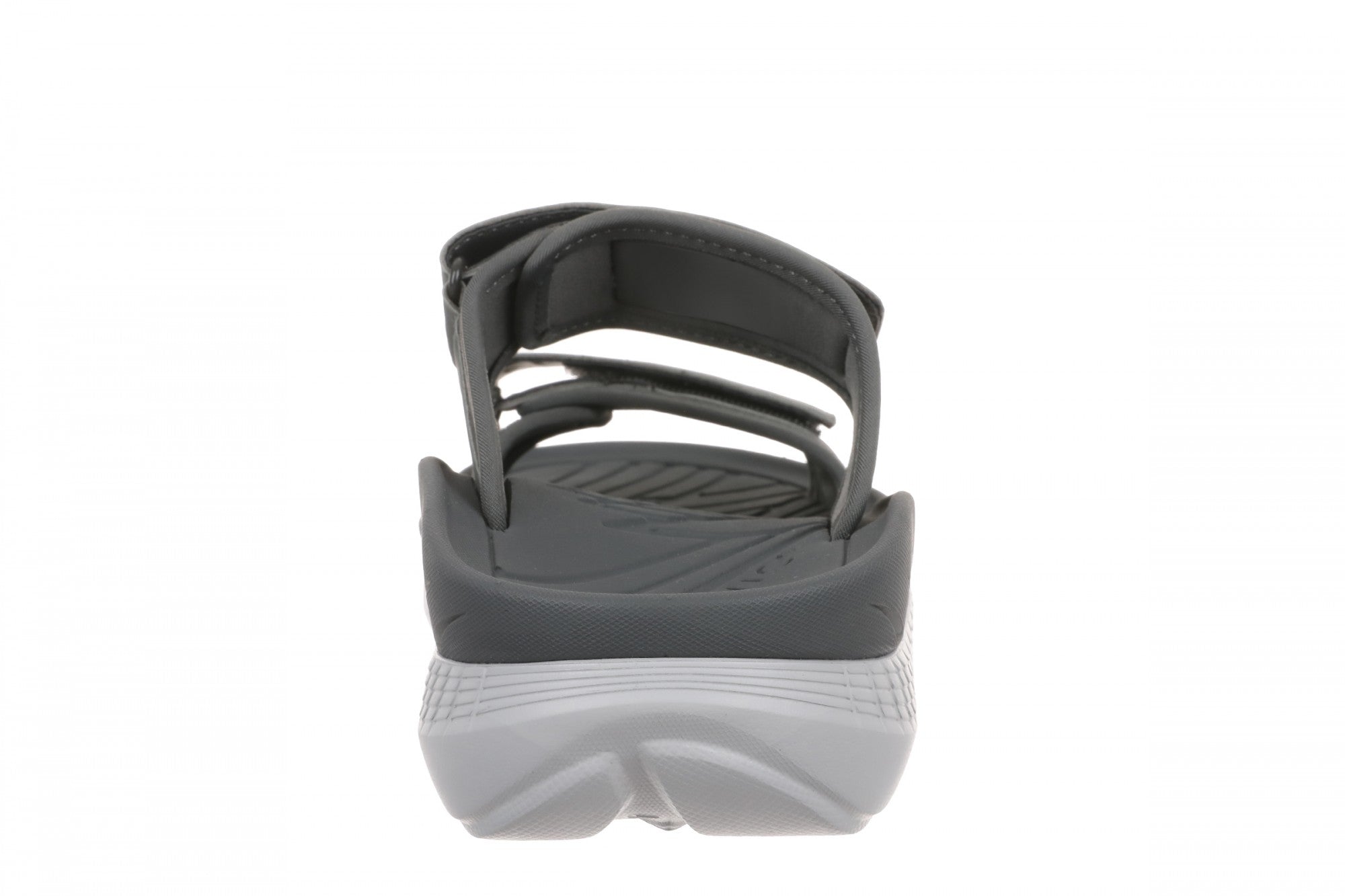 Vionic Renewal - Adjustable Recovery Slide - Women's and Men's Unisex Orthotic Arch Support Comfort Recovery Sandals - Slate Grey - Back