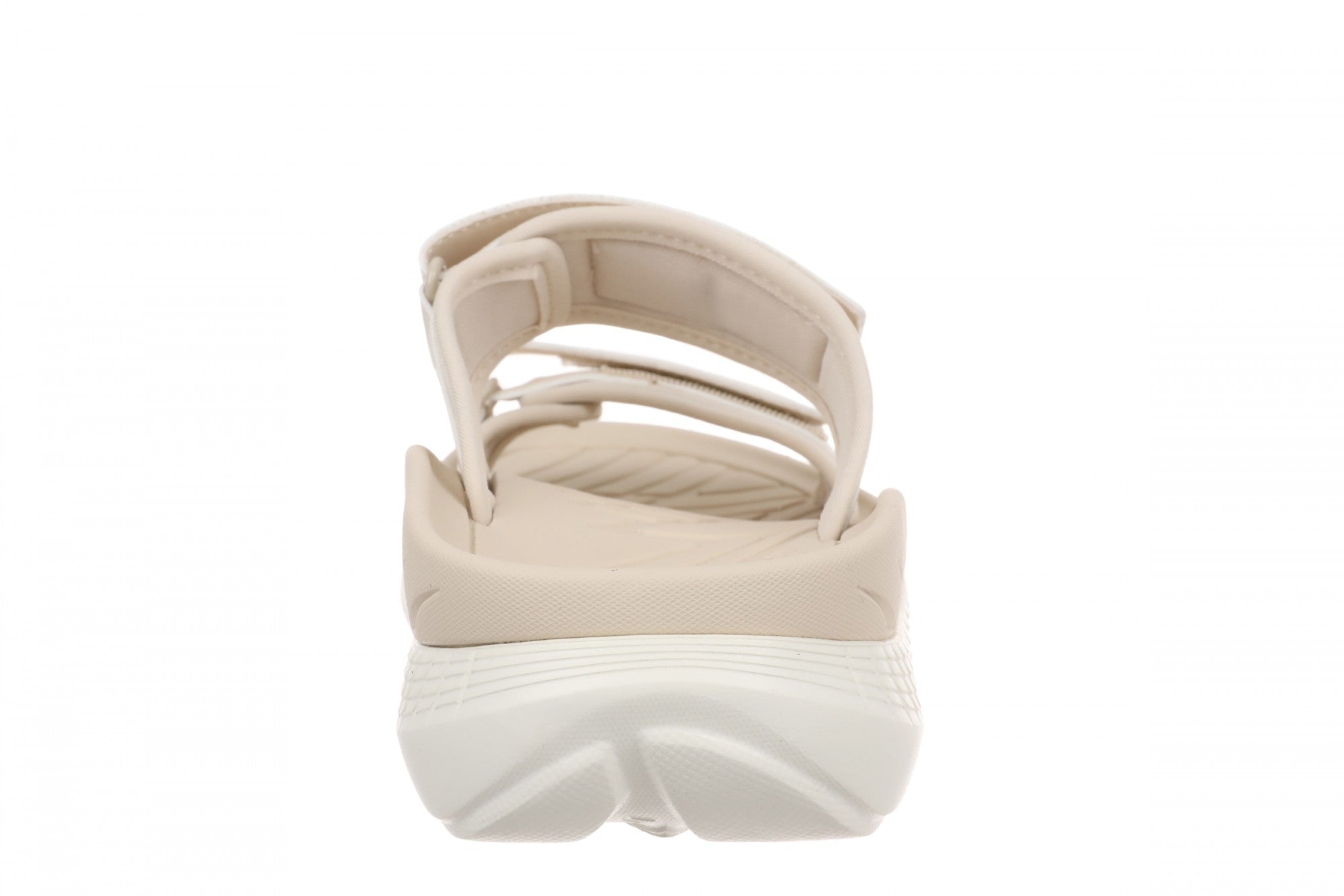Vionic Renewal - Adjustable Recovery Slide - Women's and Men's Unisex Orthotic Arch Support Comfort Recovery Sandals - Cream - Back