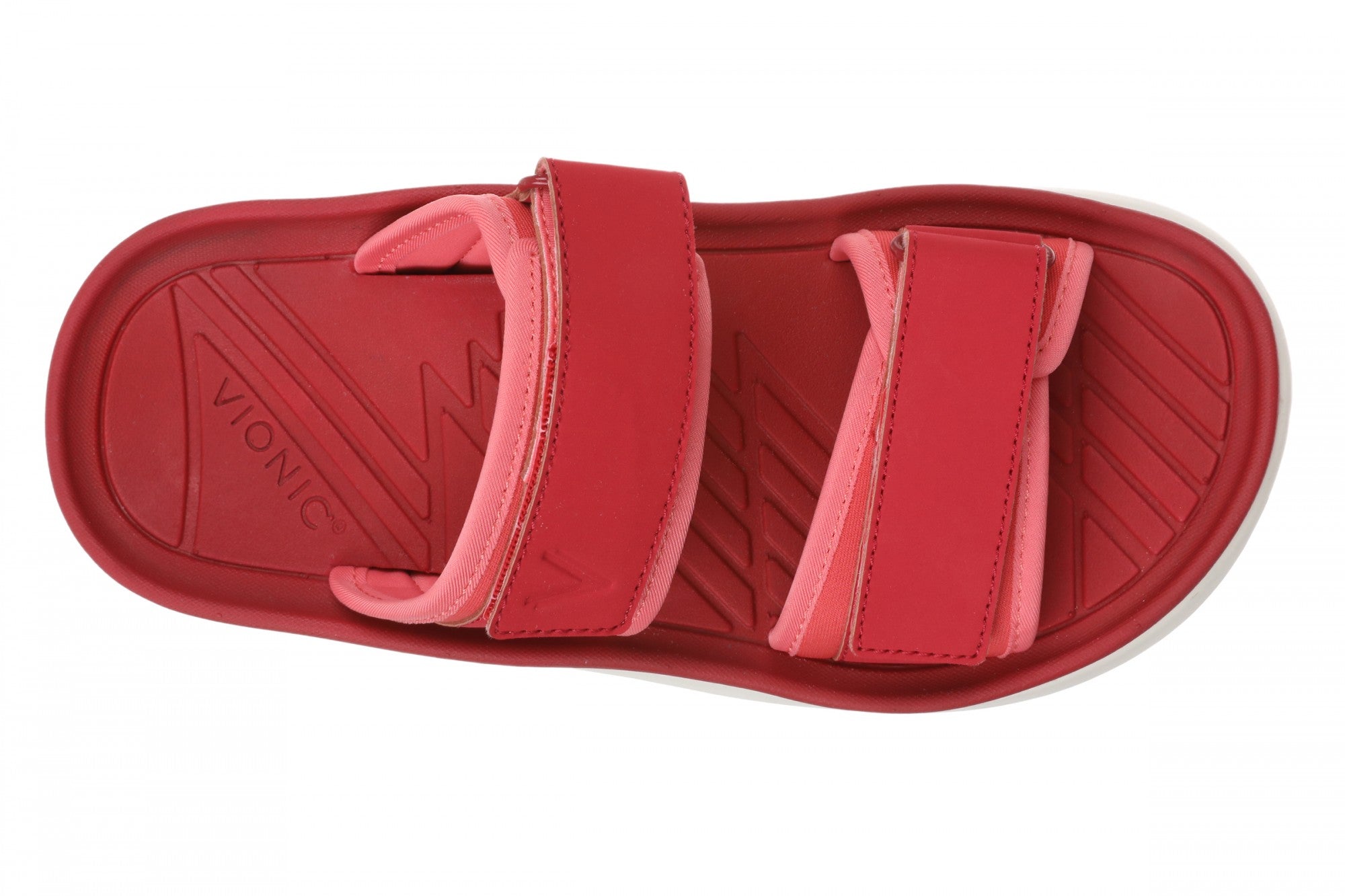Vionic Renewal - Adjustable Recovery Slide - Women's and Men's Unisex Orthotic Arch Support Comfort Recovery Sandals - Fruit Punch - Top