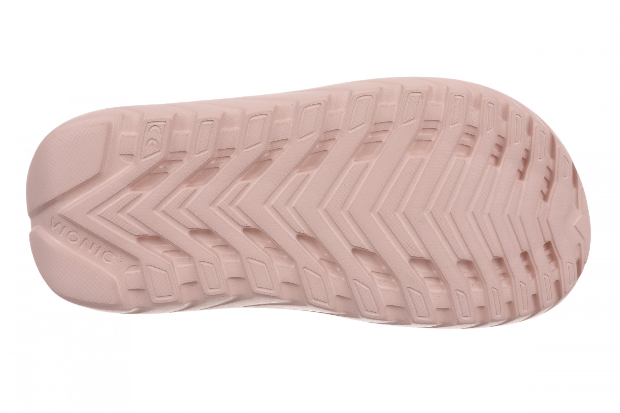 Vionic Renewal - Adjustable Recovery Slide - Women's and Men's Unisex Orthotic Arch Support Comfort Recovery Sandals - Cameo Rose - Bottom