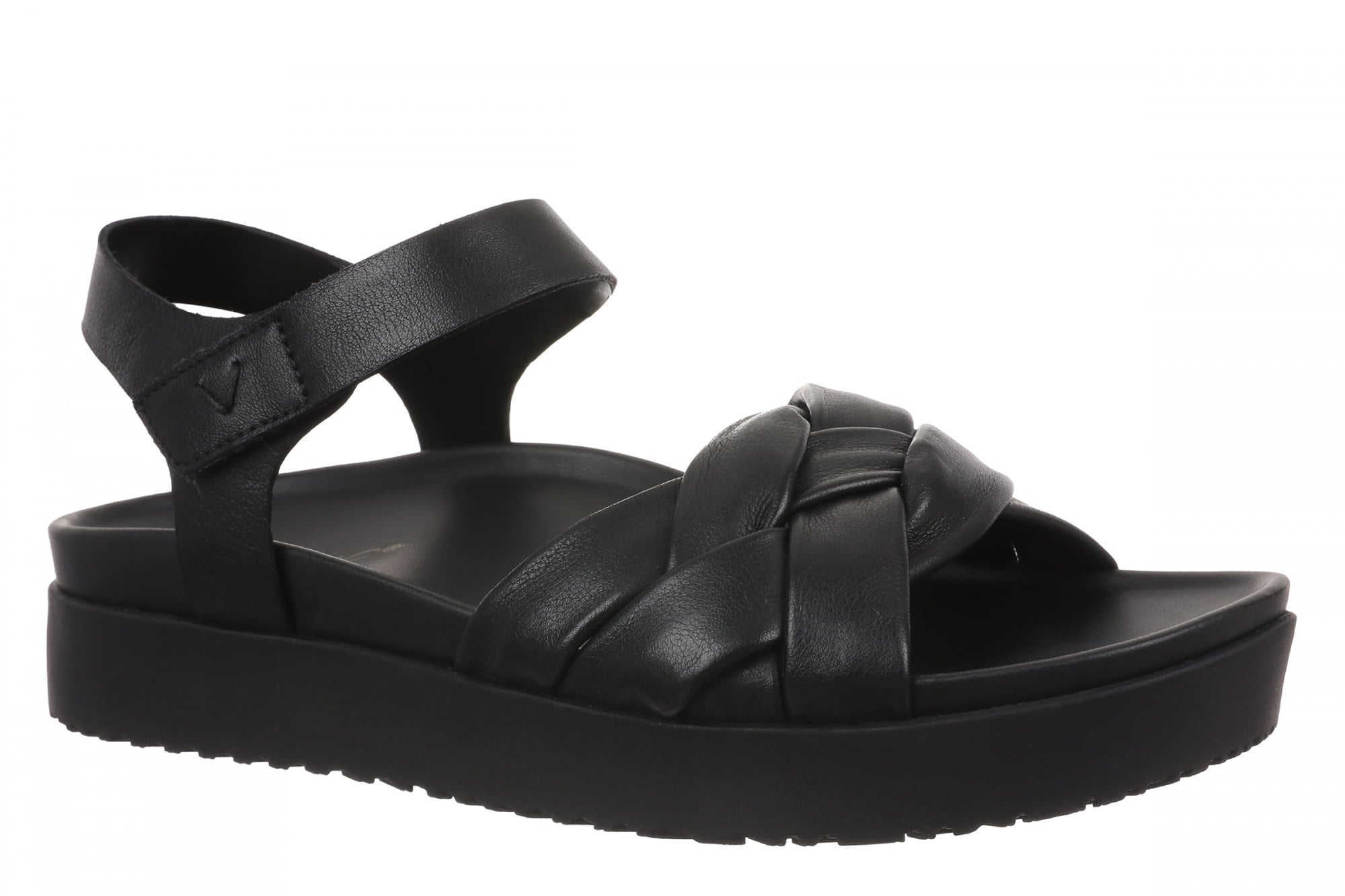 Vionic Rosa Women's Orthotic Platform Slide Sandal in Black