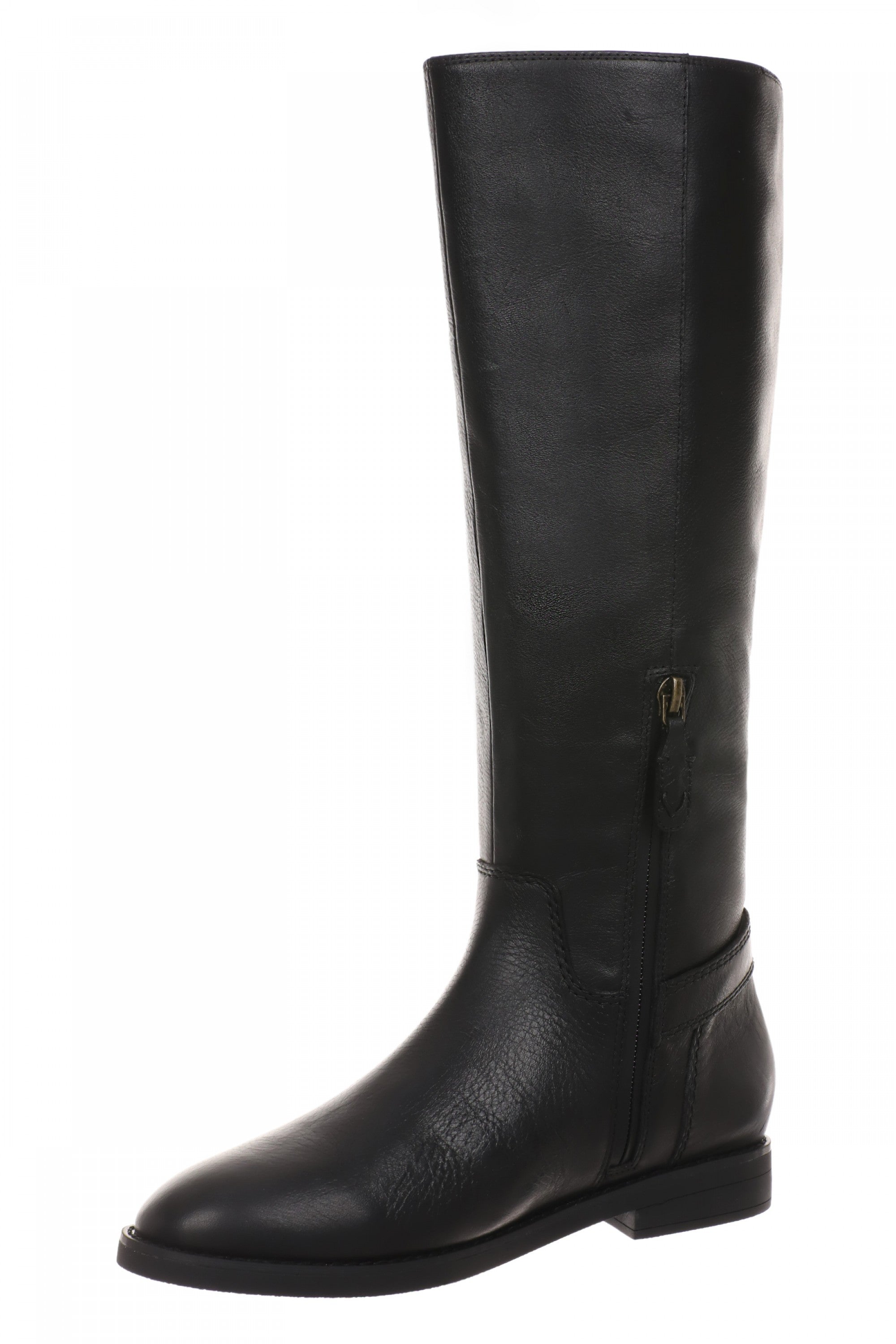 Vionic Rochelle Women's Comfortable Orthotic Tall Boot with Arch Support and Cushioning - Black - Left angle
