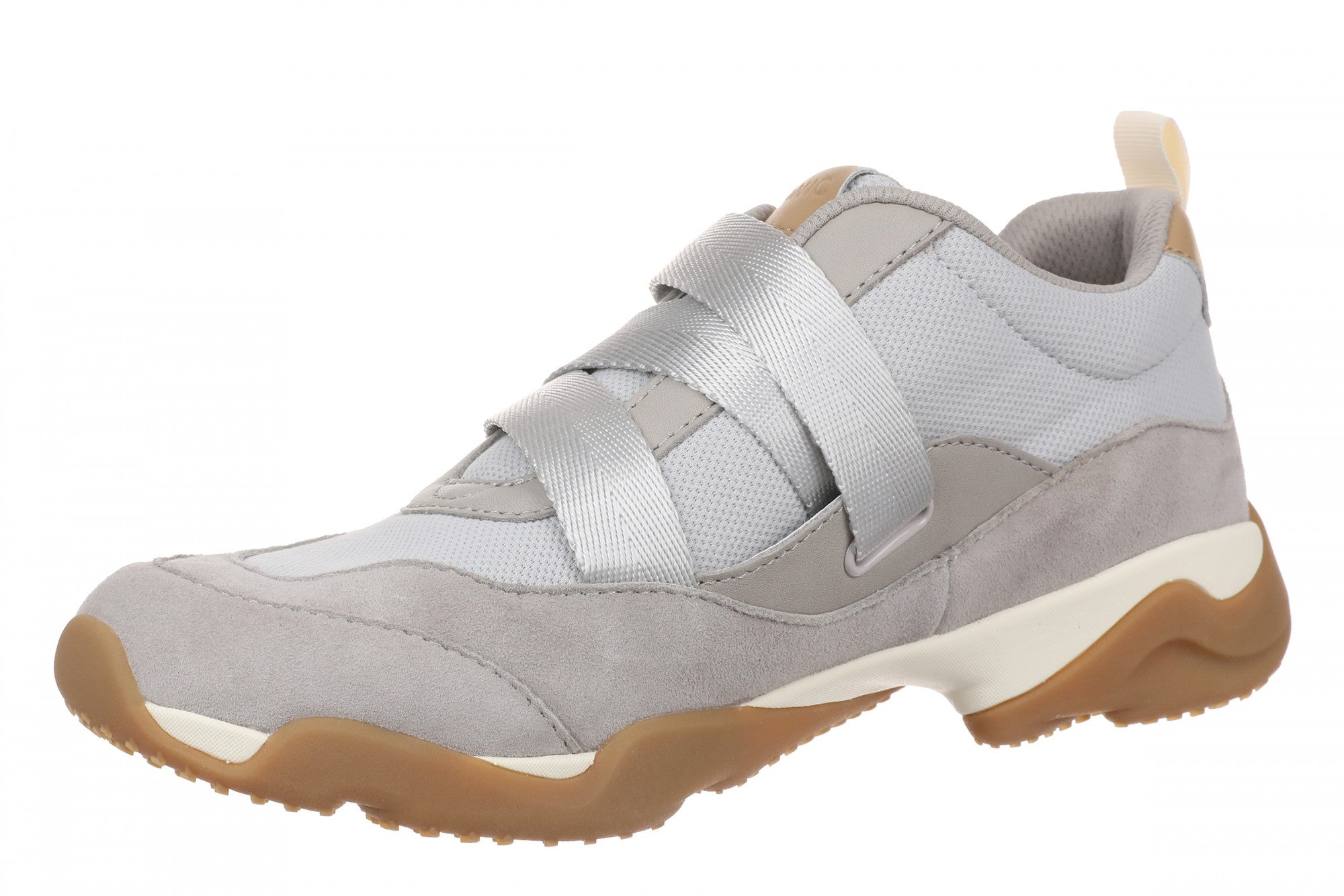 Vionic Walk Slim Gia Women's Comfortable Orthotic Arch Support Walking Sneaker - Vapor Grey - Left angle